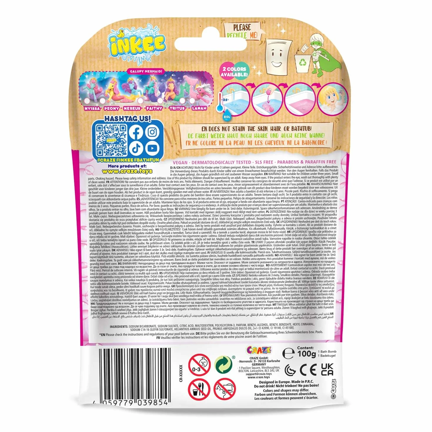 Bombas de Baño Infantiles Unicornio Regalo Sorpresa Pack 3 Palomitas