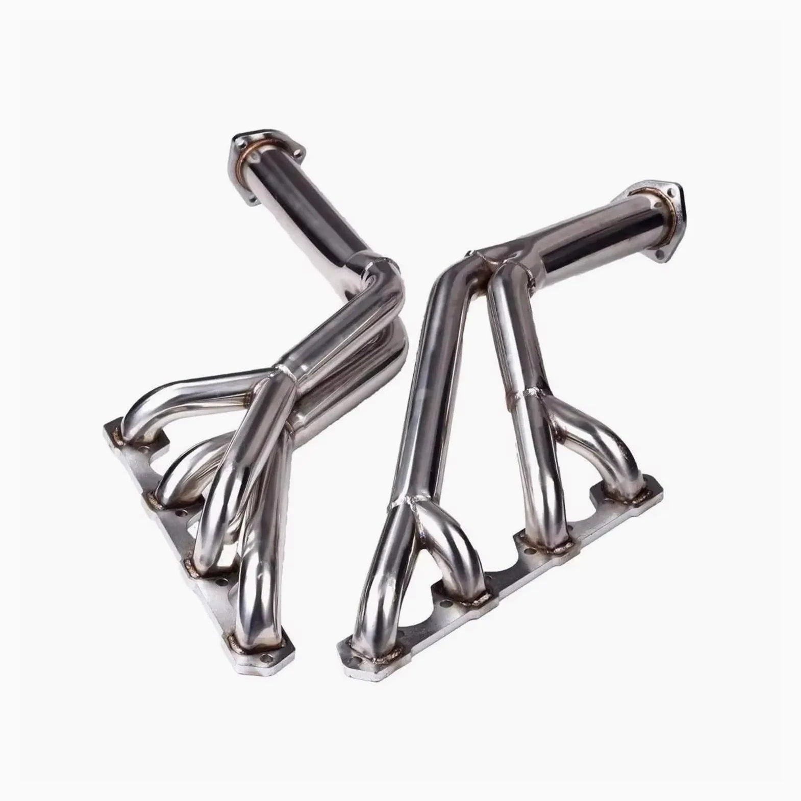 Cola De Escape Coche Para Ford Para Mercury Para Mustang Para Cougar 260 289 302 Colectores Escape Tri-Y Acero Con Recubrimiento Cerámico Motores Punta Escape
