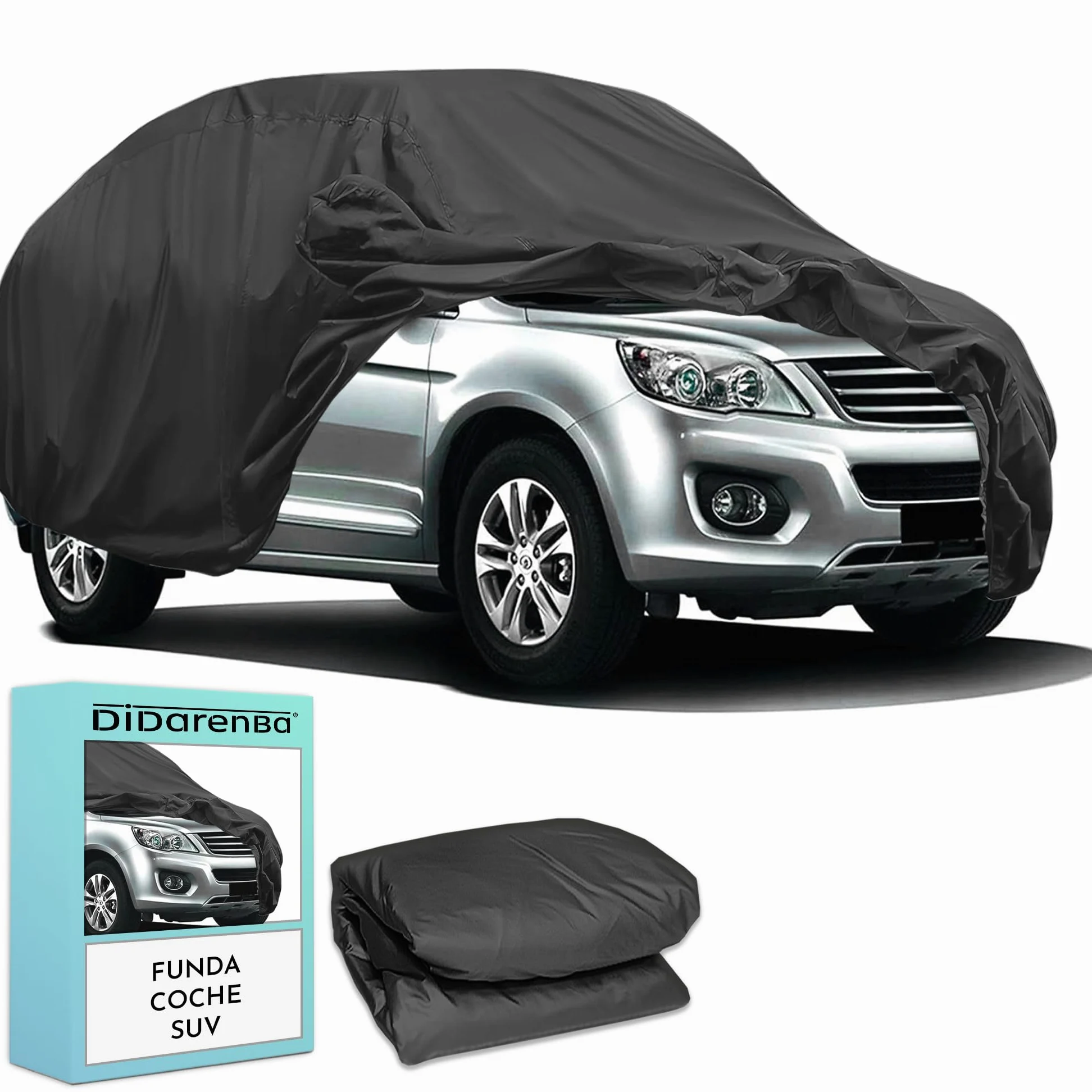 Funda Coche SUV Valida para Todo Tipo de SUV 4x4 todoterrenos Furgonetas monovolumen Familiares Material PEVA