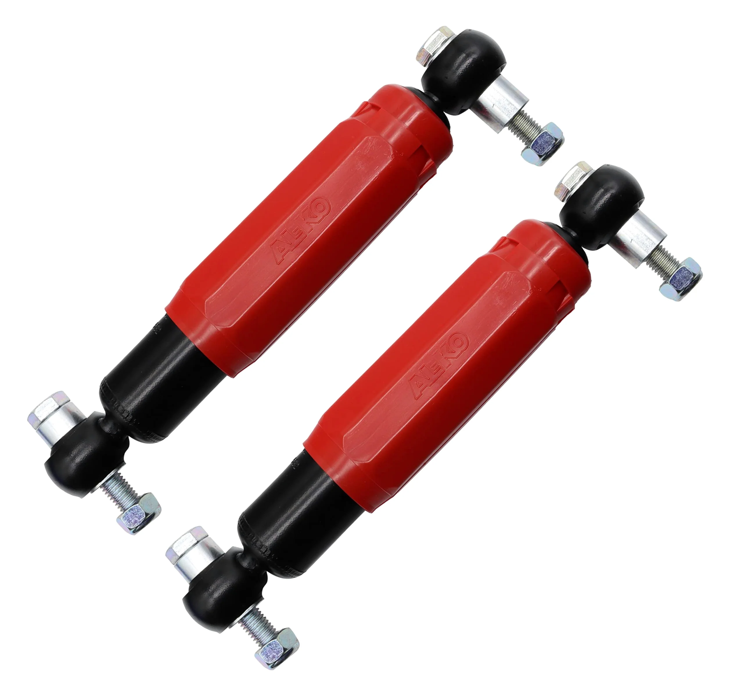 2x Alko Octagon Plus amortiguador de rueda rojo 2000/3500 kg 2 piezas Set eje de remolque 244086 244.086