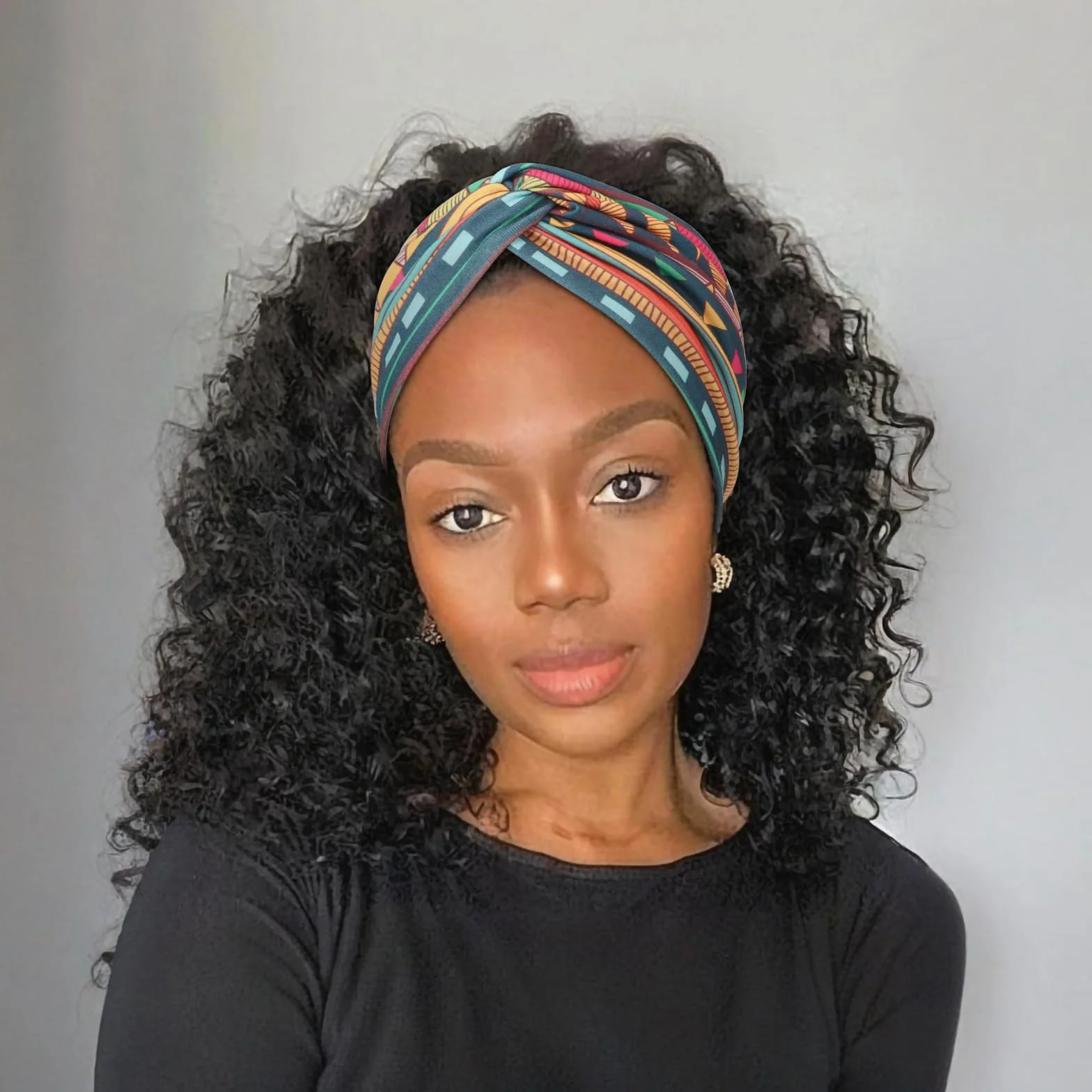 DRESHOW 4 Piezas Diadema Turbante Bohemia Cinta Banda Elástico Accesorios Para El Cabello