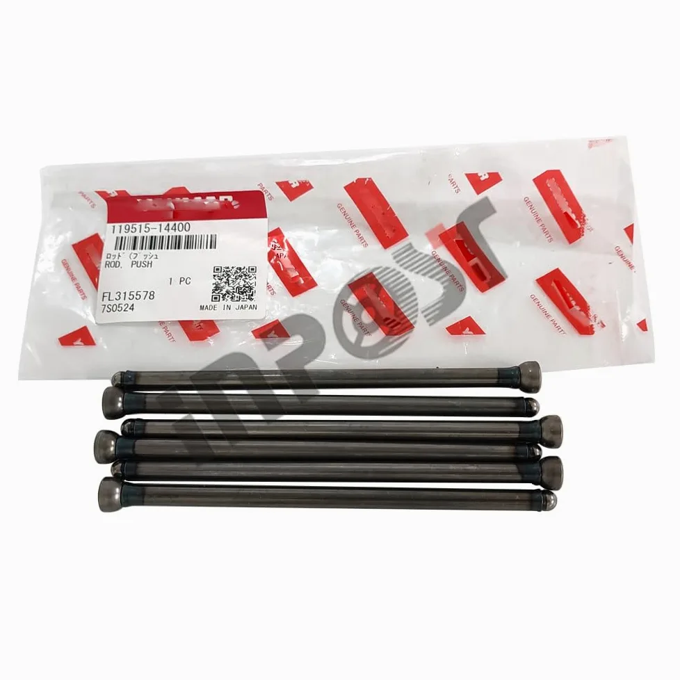 INPOST Varilla de empuje de válvula original 3TNV70 119515-14400, compatible con piezas de excavadora Yanmar, 6 unidades