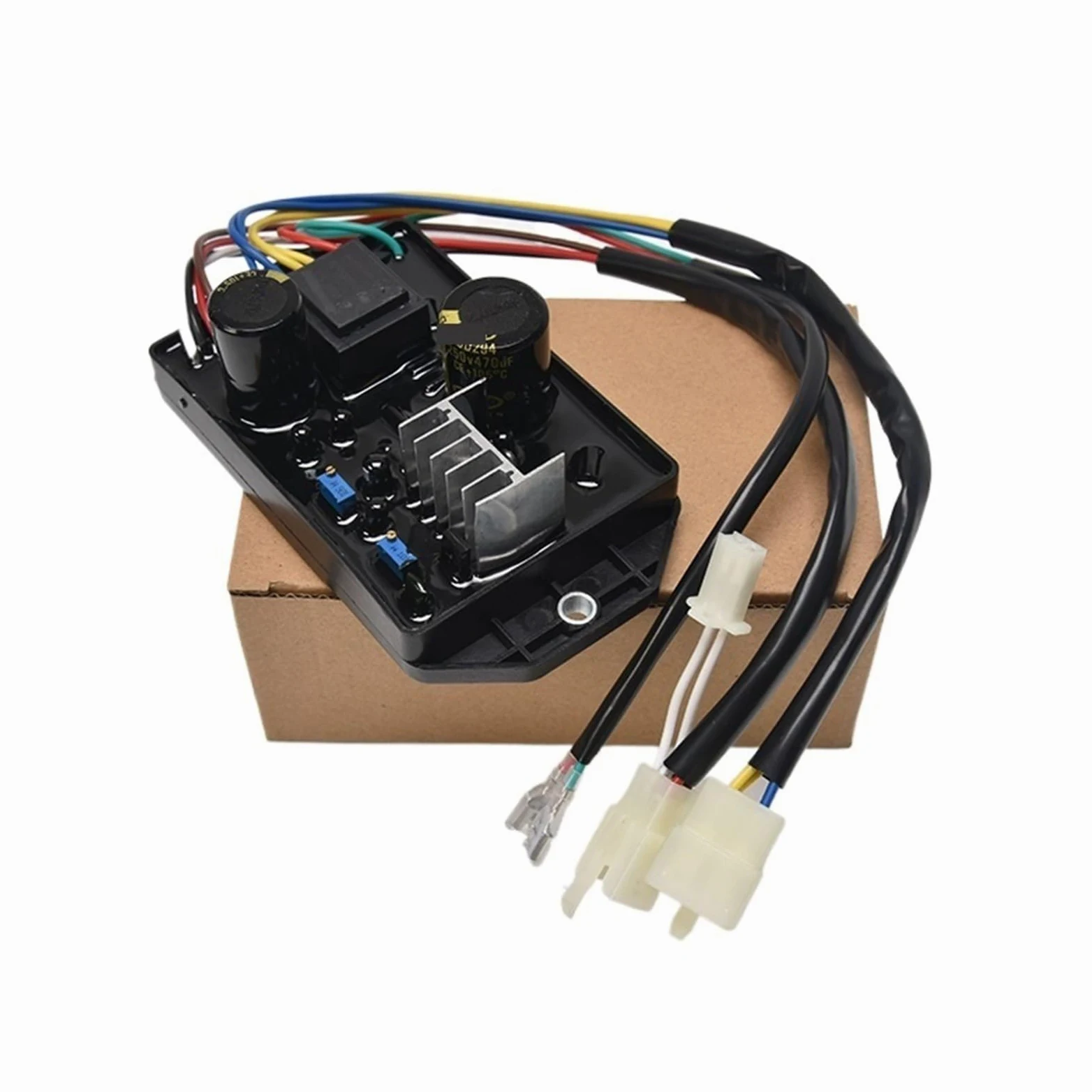 1 unidad KTW-K AVR 5KW generador diésel regulador de voltaje automático módulo de control estabilizador piezas de generador monofásico
