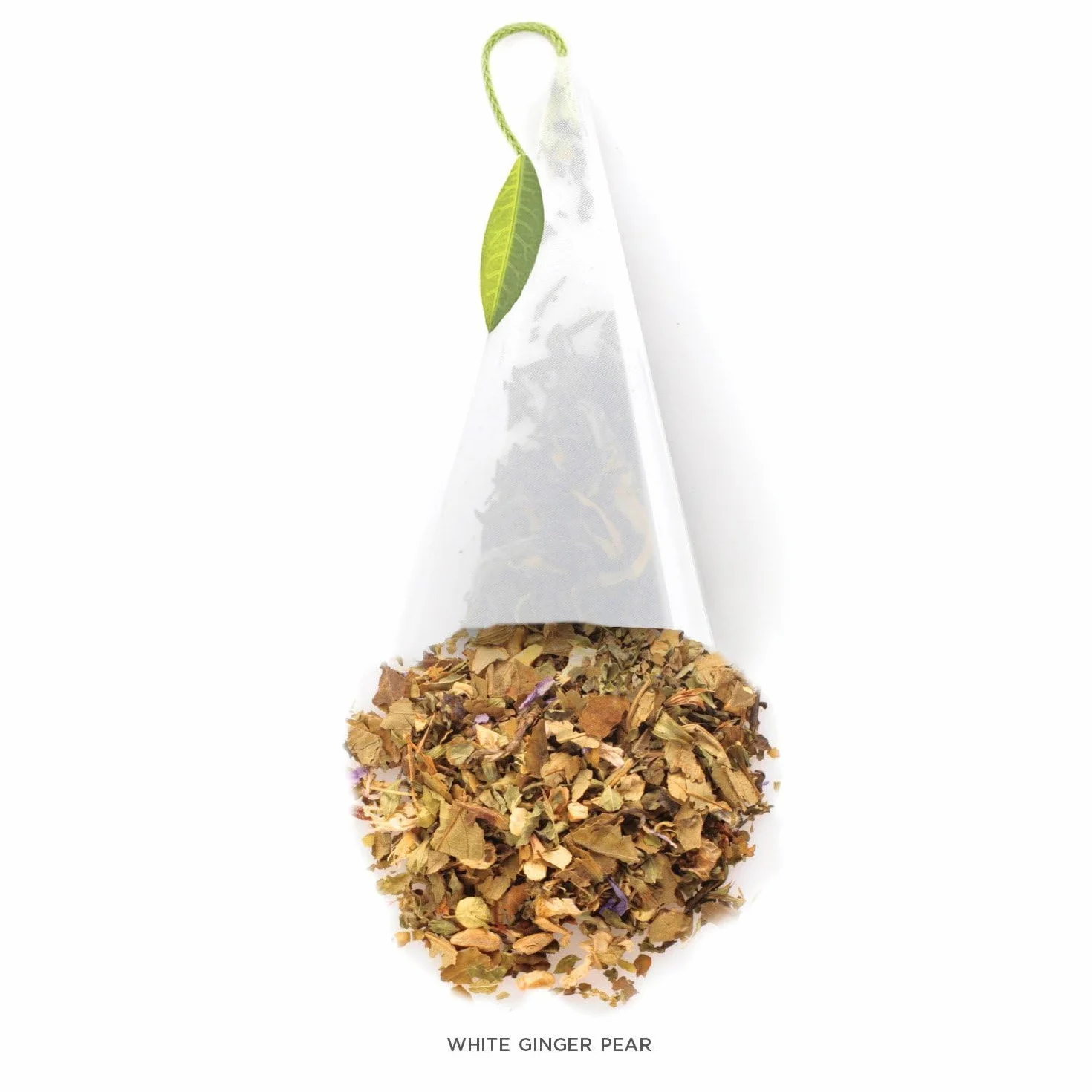 Tea Forte Organic White Ginger Pear Té Pirámides 40 Pack