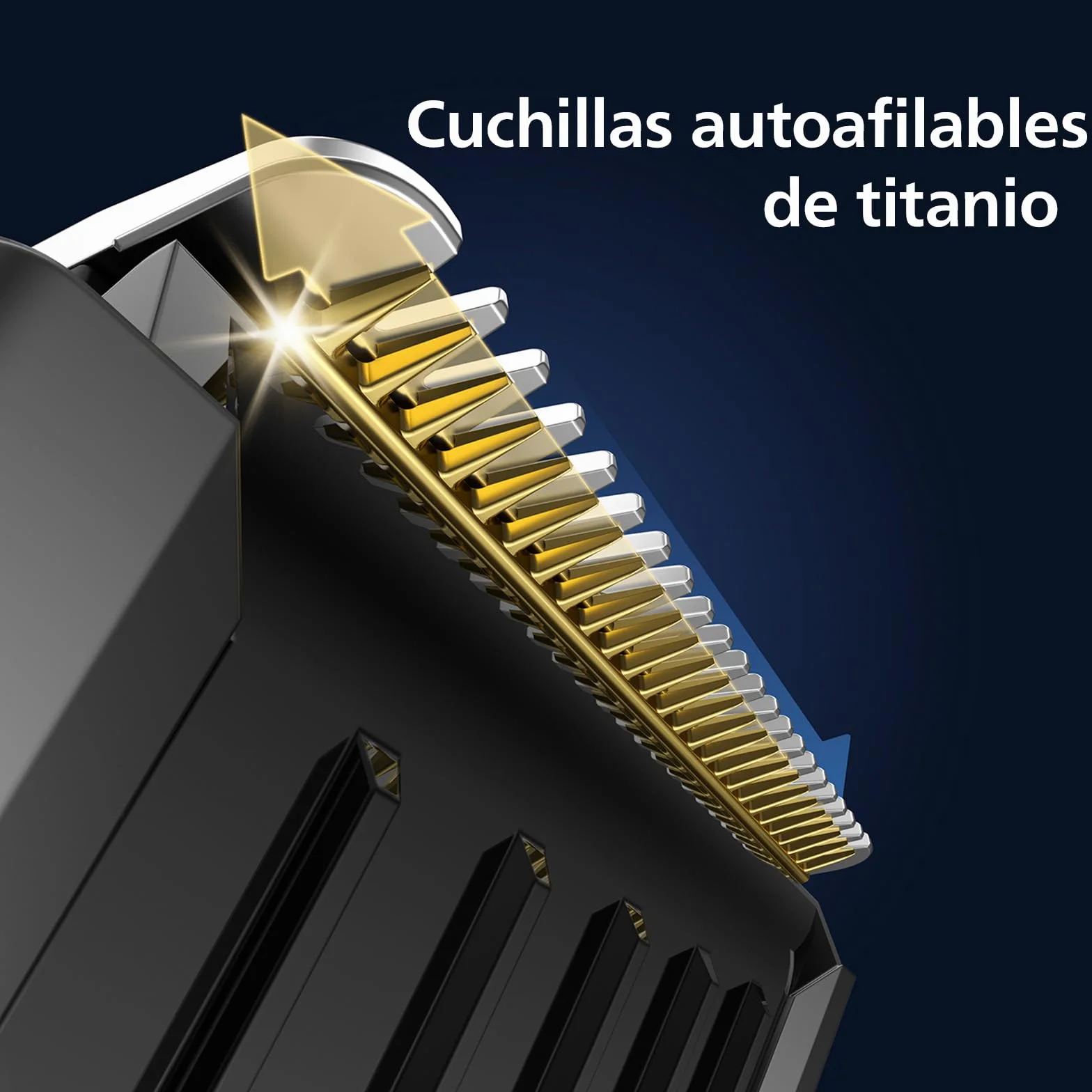 Philips Serie 9000 Cortapelos Eléctrico Recortador Hombre Control Táctil Digital Cuchillas Titanio 400 Posiciones Longitud 120 Min Inalámbrico HC9450/15