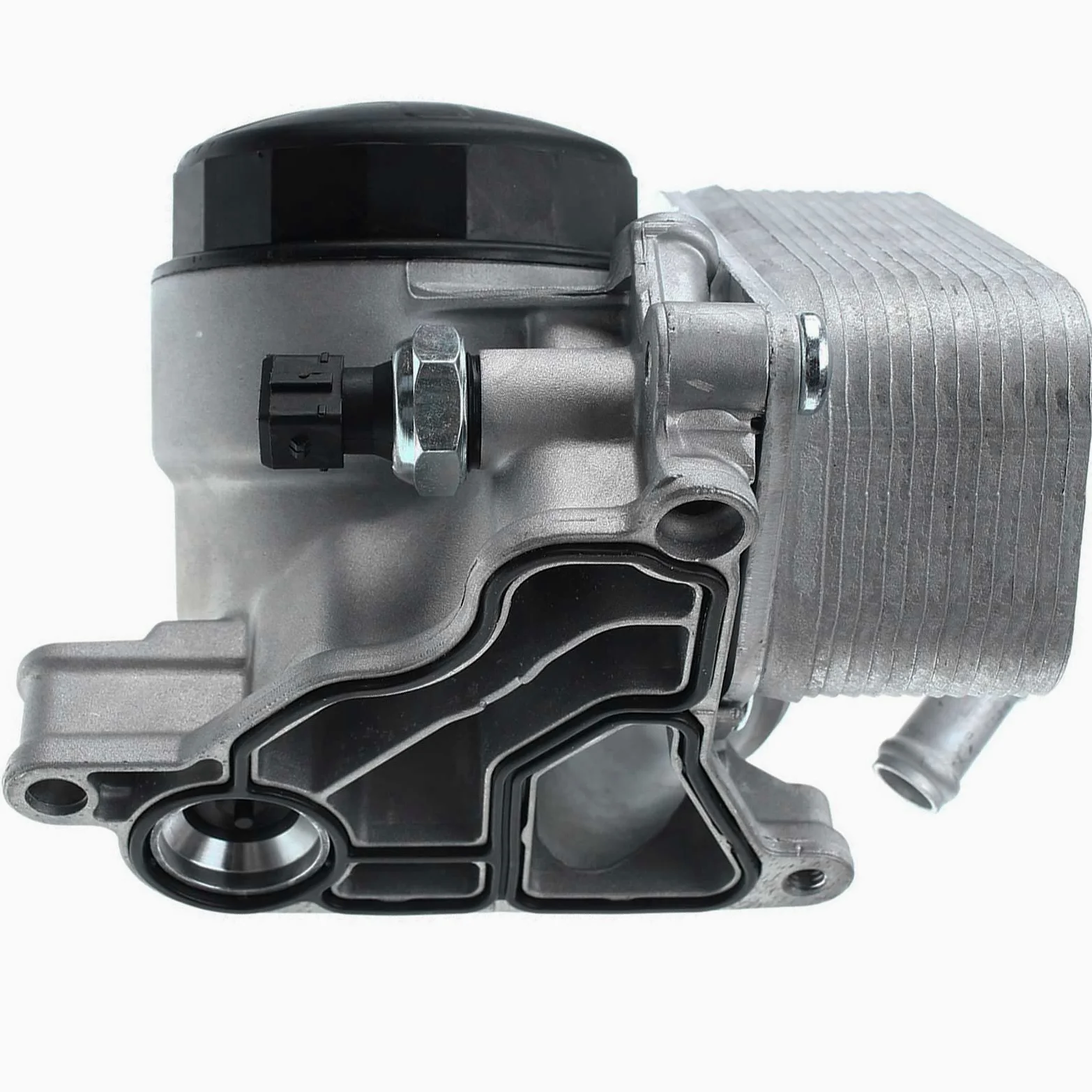 Frankberg Carcasa del filtro de aceite con enfriador de aceite 11428683206 | Compatible con: Serie 3 Touring E91, X1 E84, Serie 6 Coupé F13, X6 E71 E72, Serie 7 F01 F02 F03 F04, Serie 1 E81