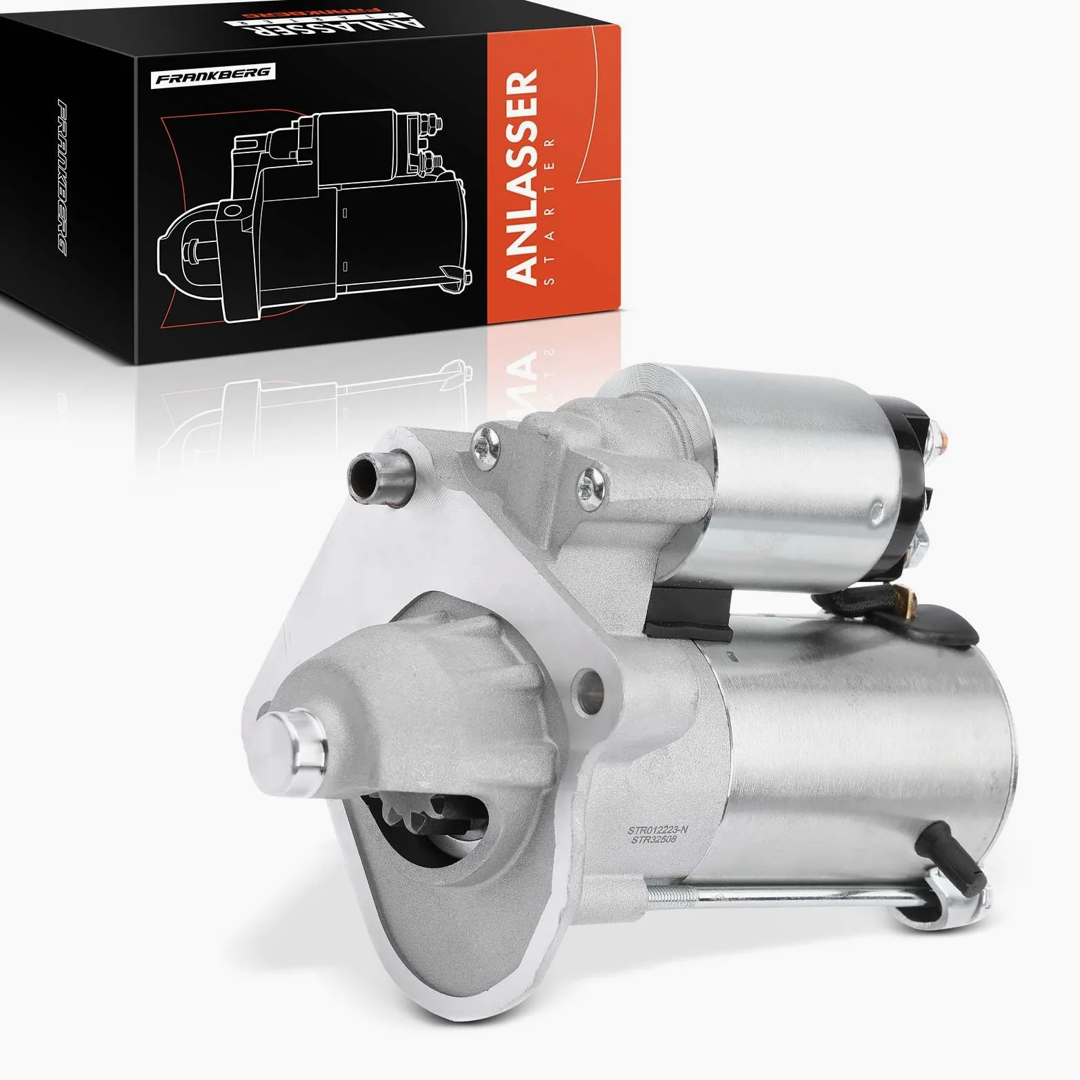 Frankberg Motor de arranque 14 kW 12 V 11 dientes 1233234 1229427 | Compatible con: S80 II 124, C-Max II DXA/CB7 DXA/CEU, Monovolumen Transit Connect, Torneo Focus III, S40 II 544