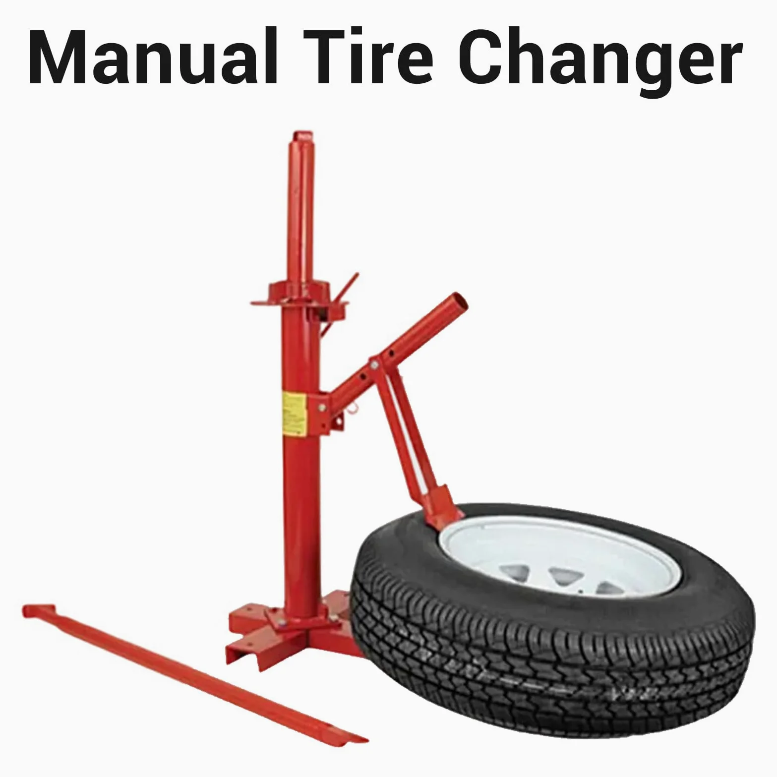 KIMISS Cambiador de Neumáticos Manual con Herramienta Portátil para Destalonar, Cambiador de Neumáticos de 8 a 16 Pulgadas para Automóviles, Camiones, Motocicletas