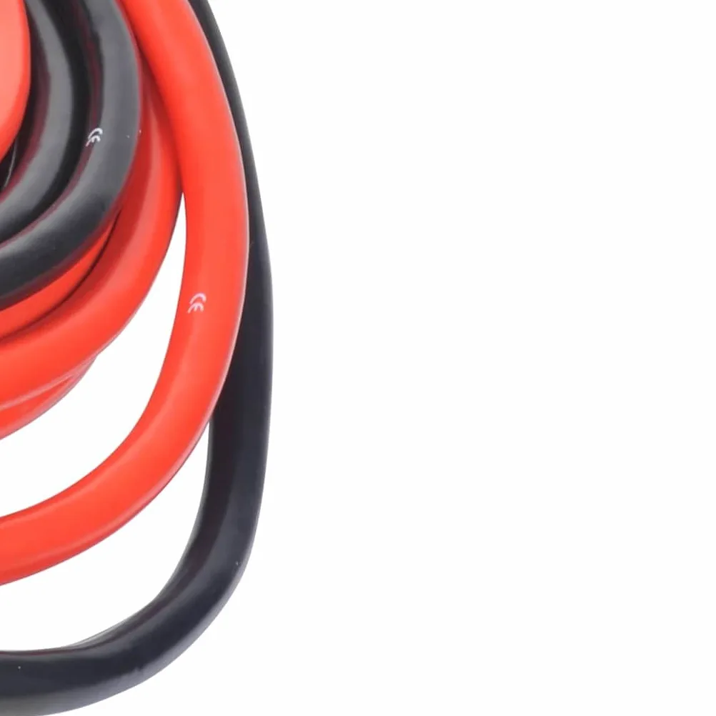 2 cables de arranque de 1500 A, 6 m, terminales de cobre aislados para gasolina diésel de hasta 5000 cm³, coche, camión, motocicleta, asistencia en carretera, invierno, arranque de emergencia