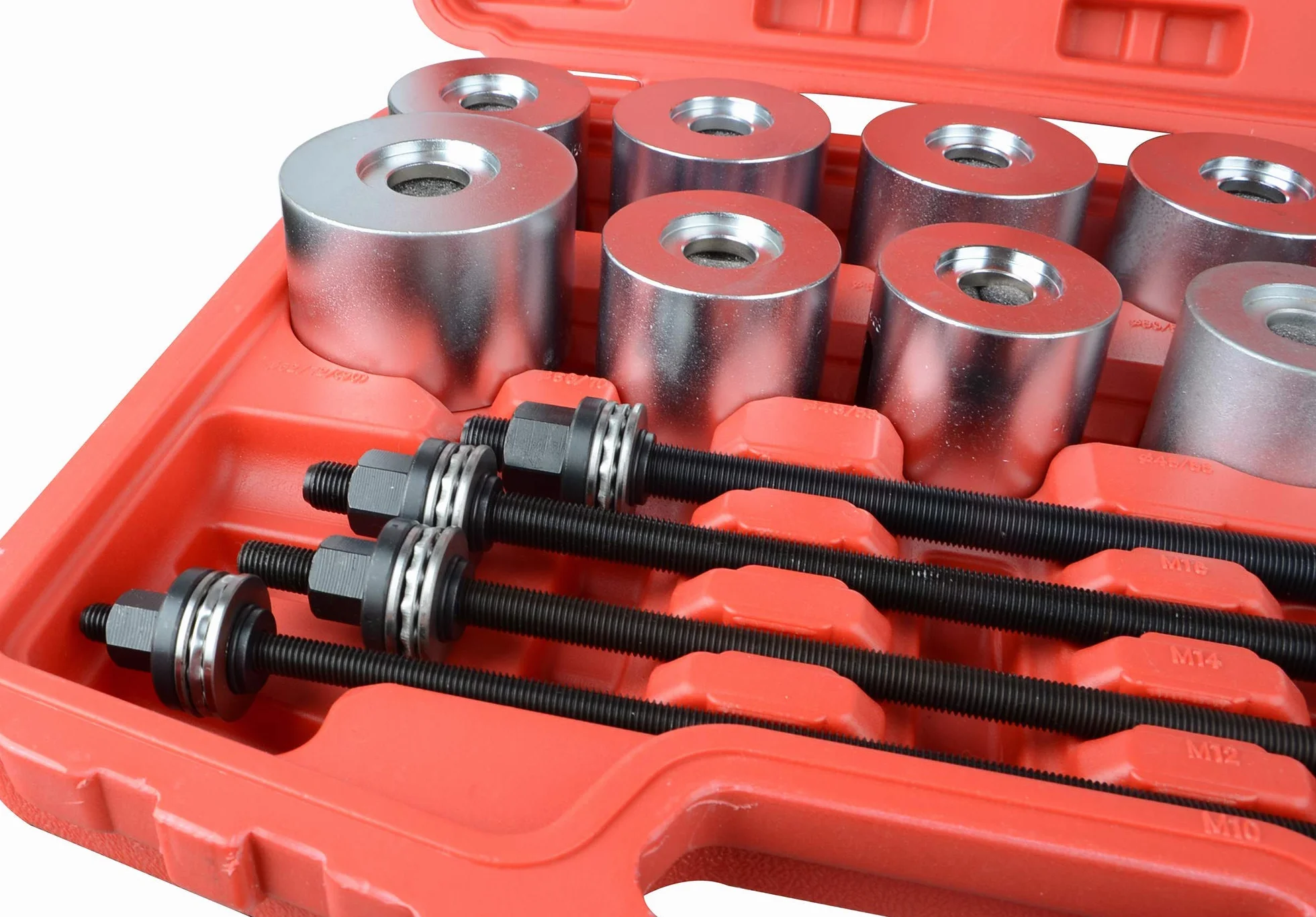 DAYUAN Extractor de cojinetes de Rueda, 27 Unidades, Herramienta de inserción Universal para Quitar cojinetes de cojinete de automóvil, Juego de Herramientas de inserción Press Pull Sleeve Kit