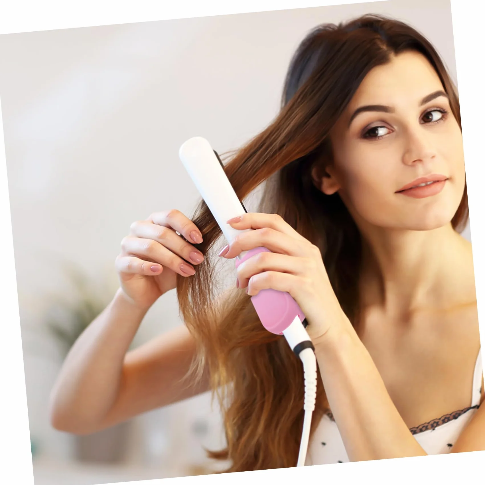 Funda de Silicona Resistente al Calor para Plancha y Rizador de Pelo Protectora