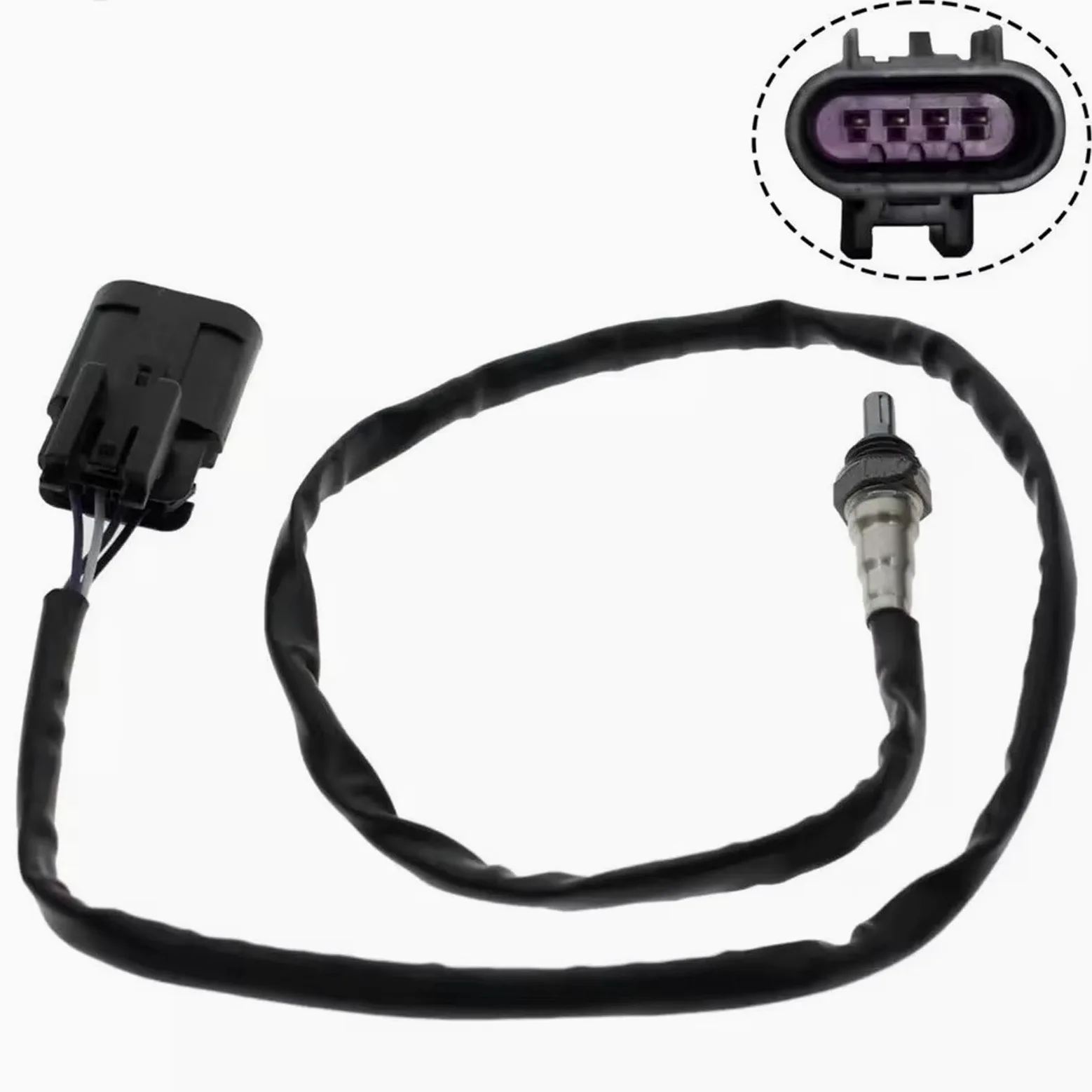 Lambda Sonda O2 Sensor para ZONTES | Para ZT310-RXTV Para ZT250-S R 350R 310V Sensor Oxígeno Tubo Escape(A)
