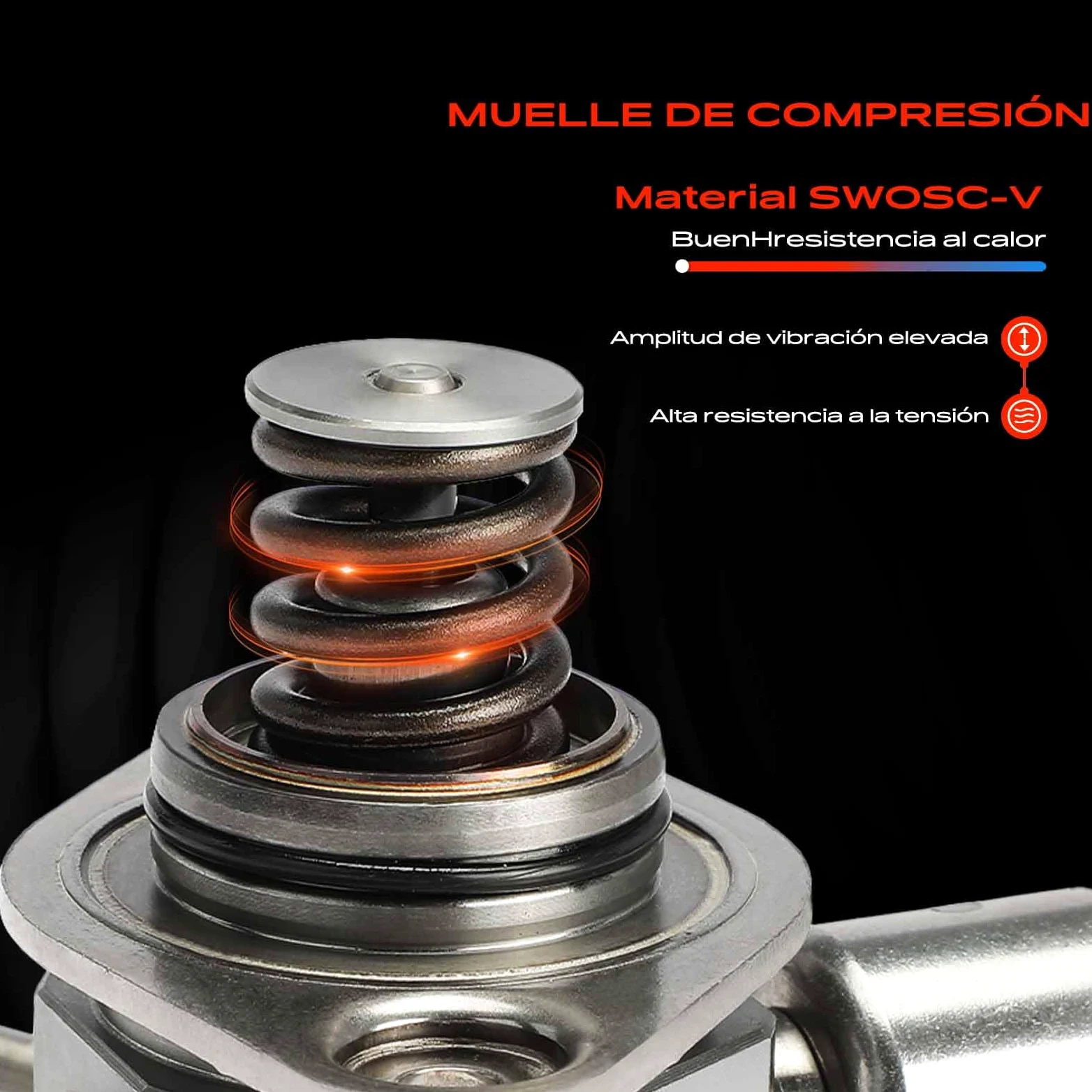 Frankberg Bomba de alta presión HM10015 | Compatible con: Focus III Caja/Hatchback, C-Max II DXA/CB7 DXA/CEU, Torneo Focus III, Furgoneta C-Max II