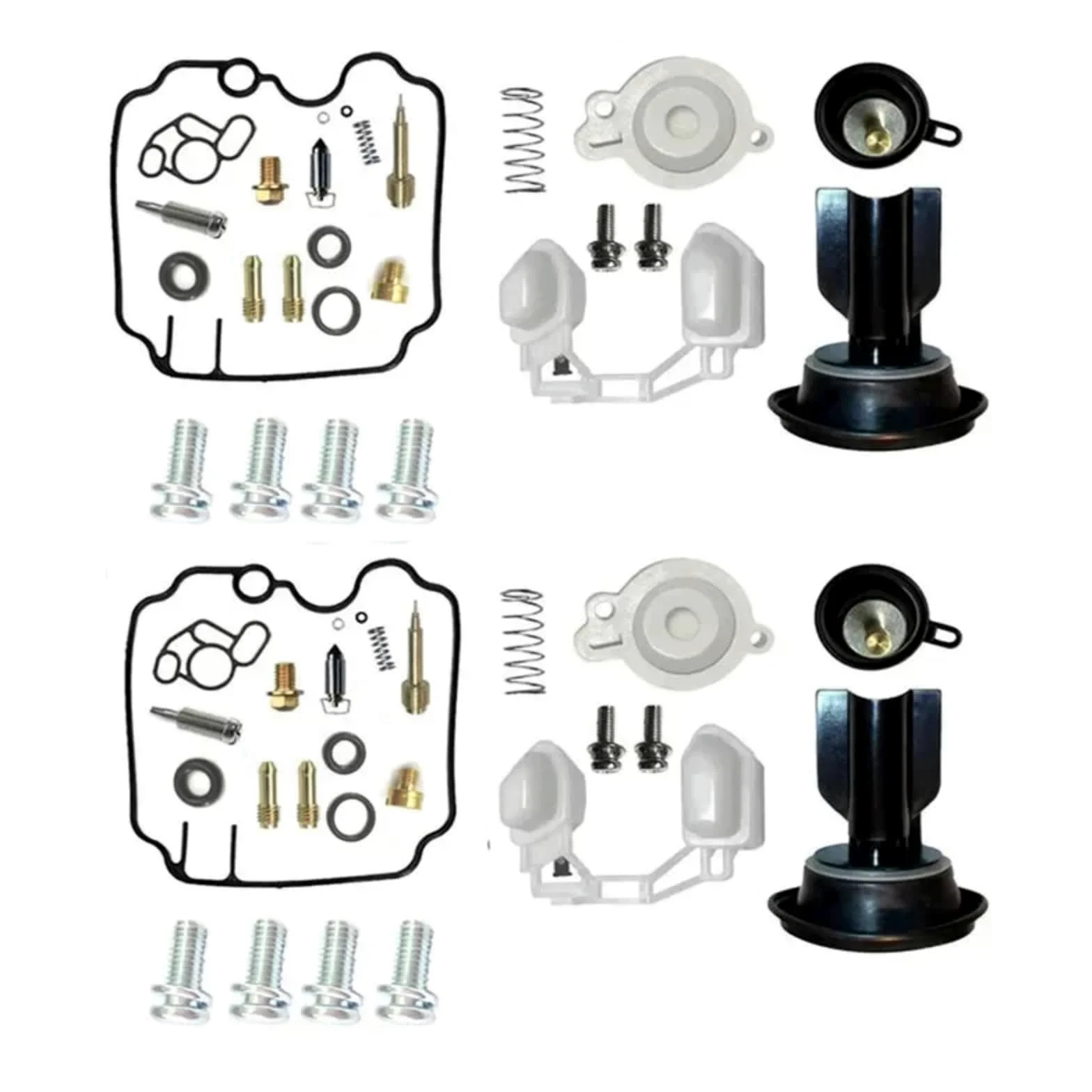 Kit Carburador Repuesto Kit De Reparación Carburador Motocicleta Compatible Con Ducati Para Supersport 600SS 750SS 900SS Piezas De Reconstrucción Conjunto Diafragma Corte Aire Flotante(D Style)