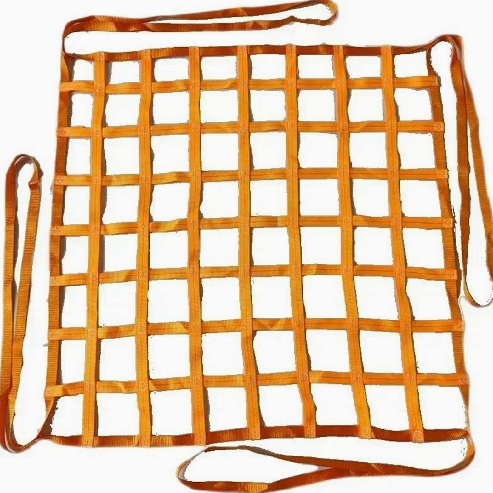 Terminal Carga A Granel Descarga Red Elevación Transferencia Mercancías Malla Marina Eslinga Plana Protección contra Caídas Red Maletero De Coche(1X1m WLL 500kg)