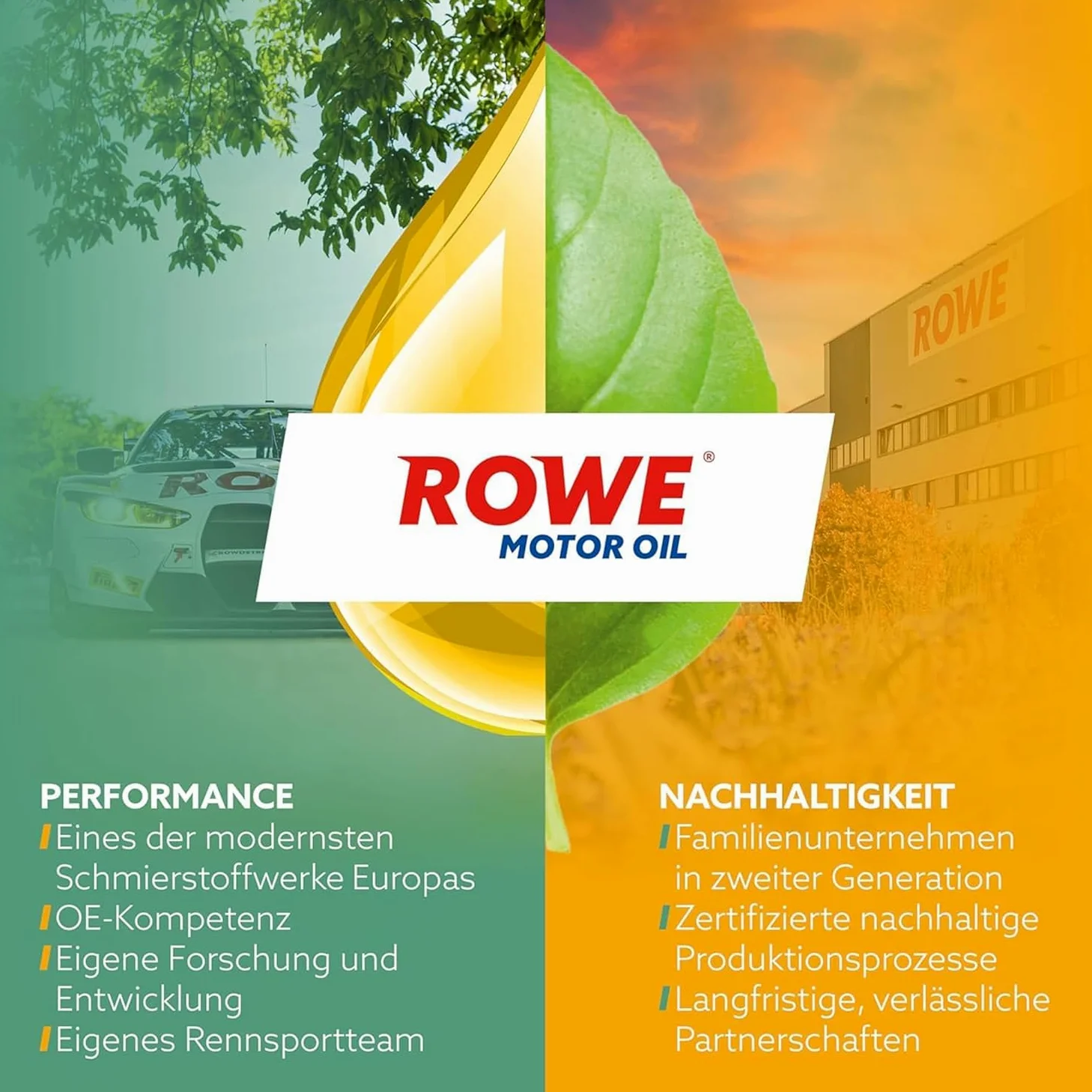 ROWE Aceite de motor 10W-40 Formula GTS HC ACEA A3/B4 API CF API SN 5L Compatible con VW Polo V Hatchback 6R1, 6C1 up! Hatchback 121, 122, BL1, BL2, BL3, 123 Golf 7 Hatchback 5G1, BQ1, BE1, BE2 | Aceite de motor suave para motores de gasolina y diésel sin