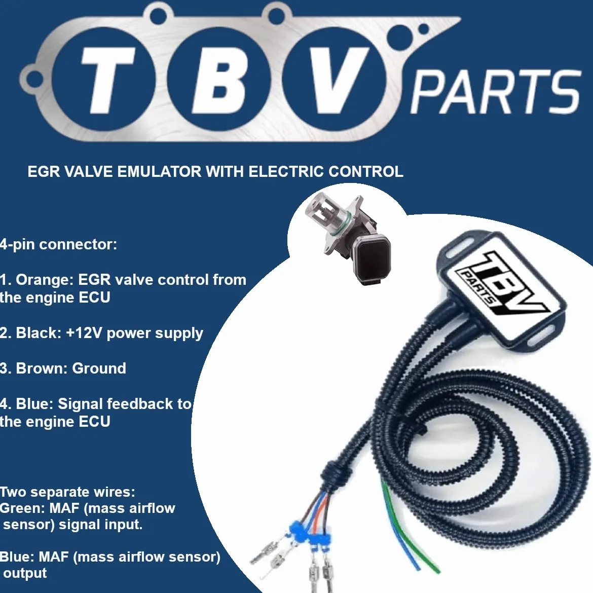 Emulador Válvula EGR Eléctrica 7353D Compatible con Motores CDI 200/220/270/400 – Referencias 6461400860, A6461400460, 7.24809.37.0