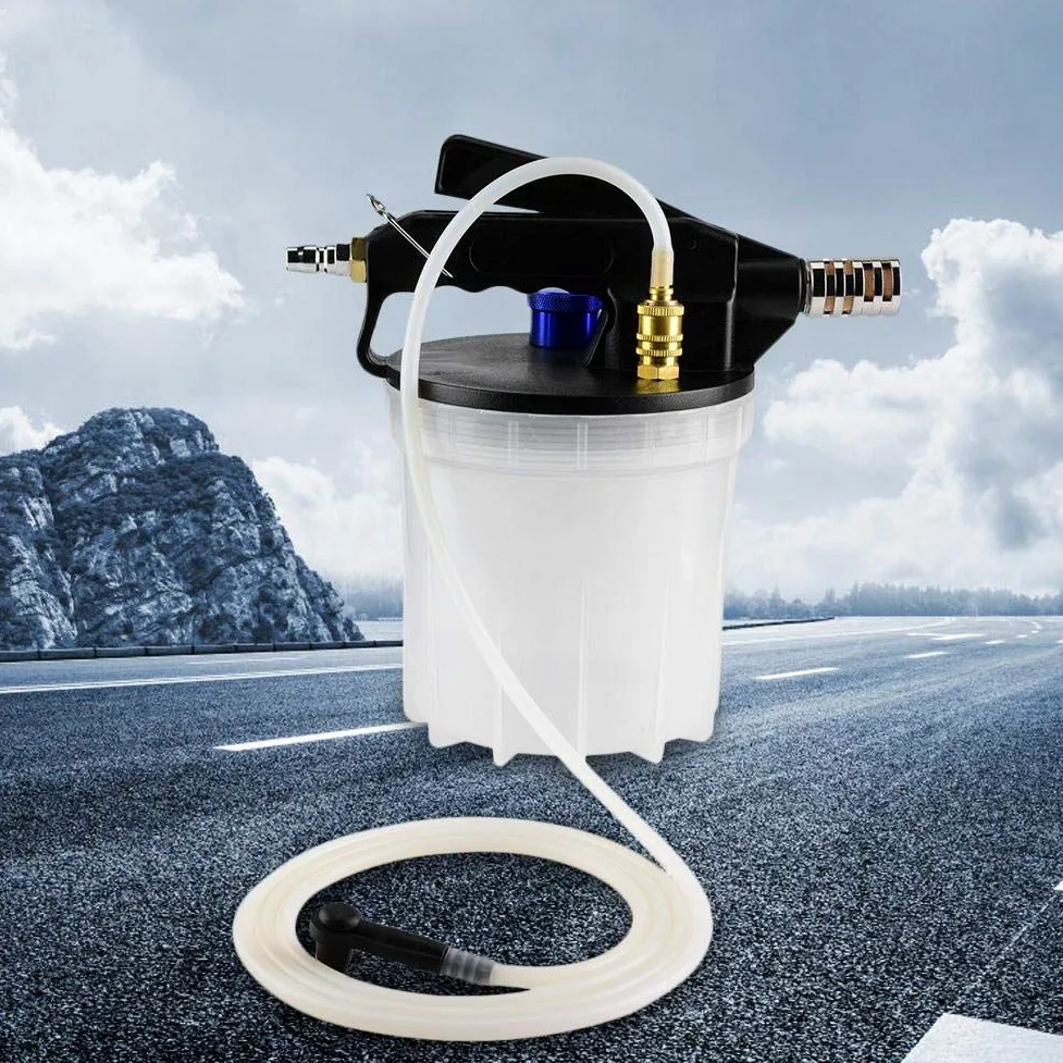 2L Purgador de Frenos Sangrador de Líquido de Freno para Coche, Herramientas de Extracción del Líquido de Frenos de Vacío de Automóvil