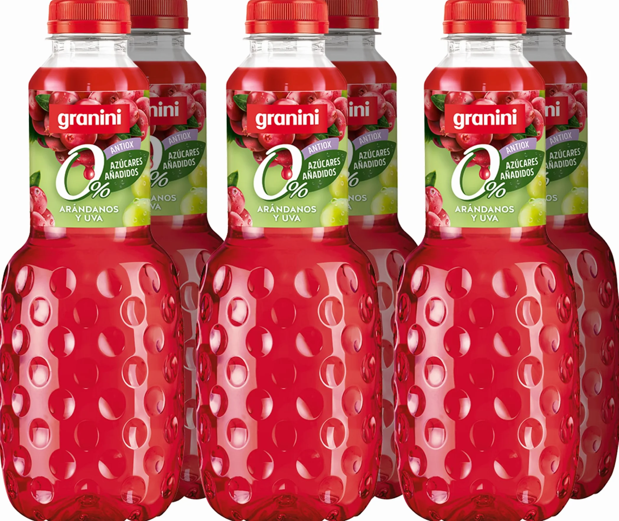 Granini Bebida de frutas Arándanos y Uva Pack 6 x 1L Clásicos Mix