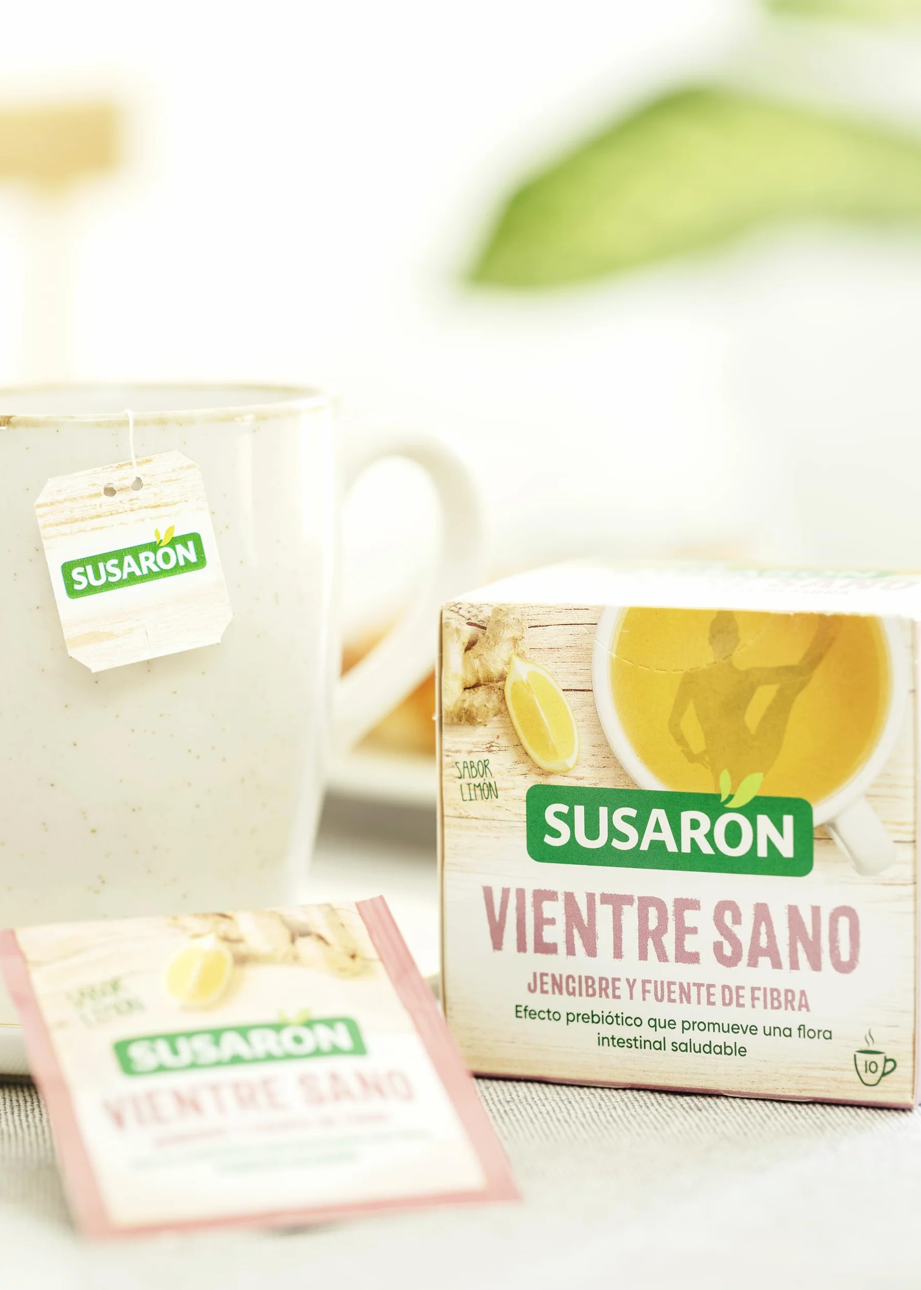 Infusión Vientre Sano Sabor Jengibre Caja 10 bolsitas