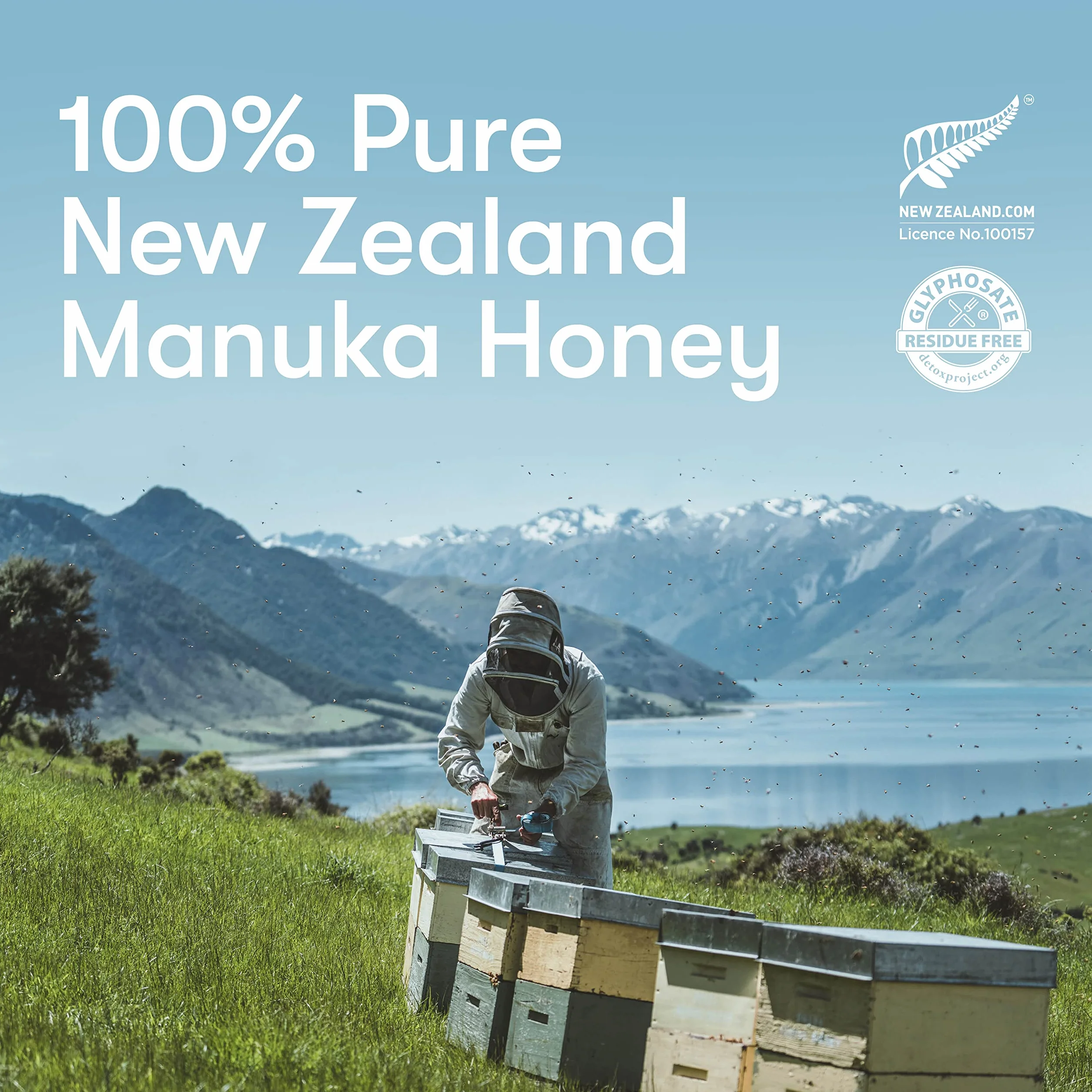 New Zealand Honey Co. Miel de Manuka UMF 15+ MGO 514+ 250g Tarro Monofloral Certificada