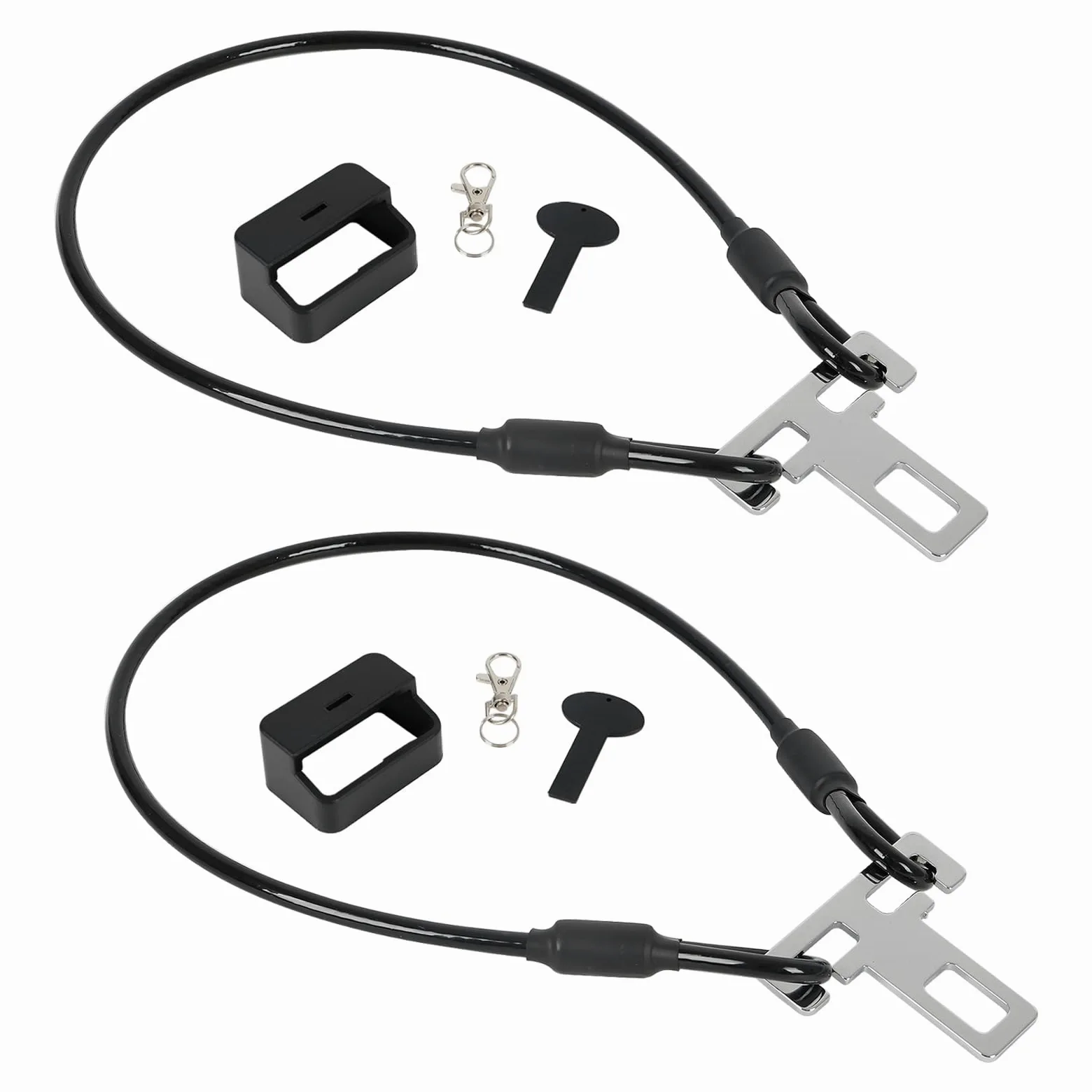 Antirrobo accesorios para autocaravana, 2 unidades de 60 cm, protección antirrobo, cerradura de puerta corredera de camping para caravanas, autocaravanas, furgonetas, vehículos comerciales (A)