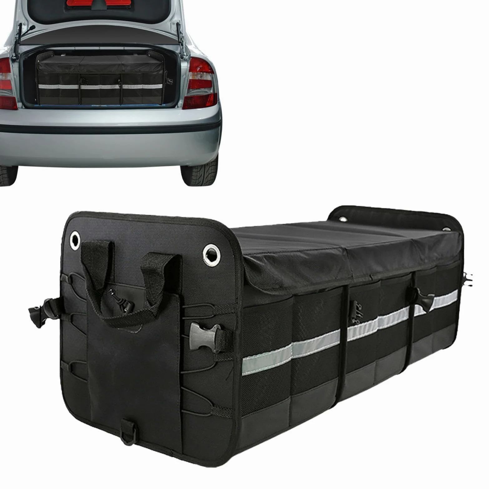 Organizador de maletero,Organizador de maletero de coche Organizador de | Organizador de maletero plegable, organizador de almacenamiento de gran capacidad, organizador de coche para