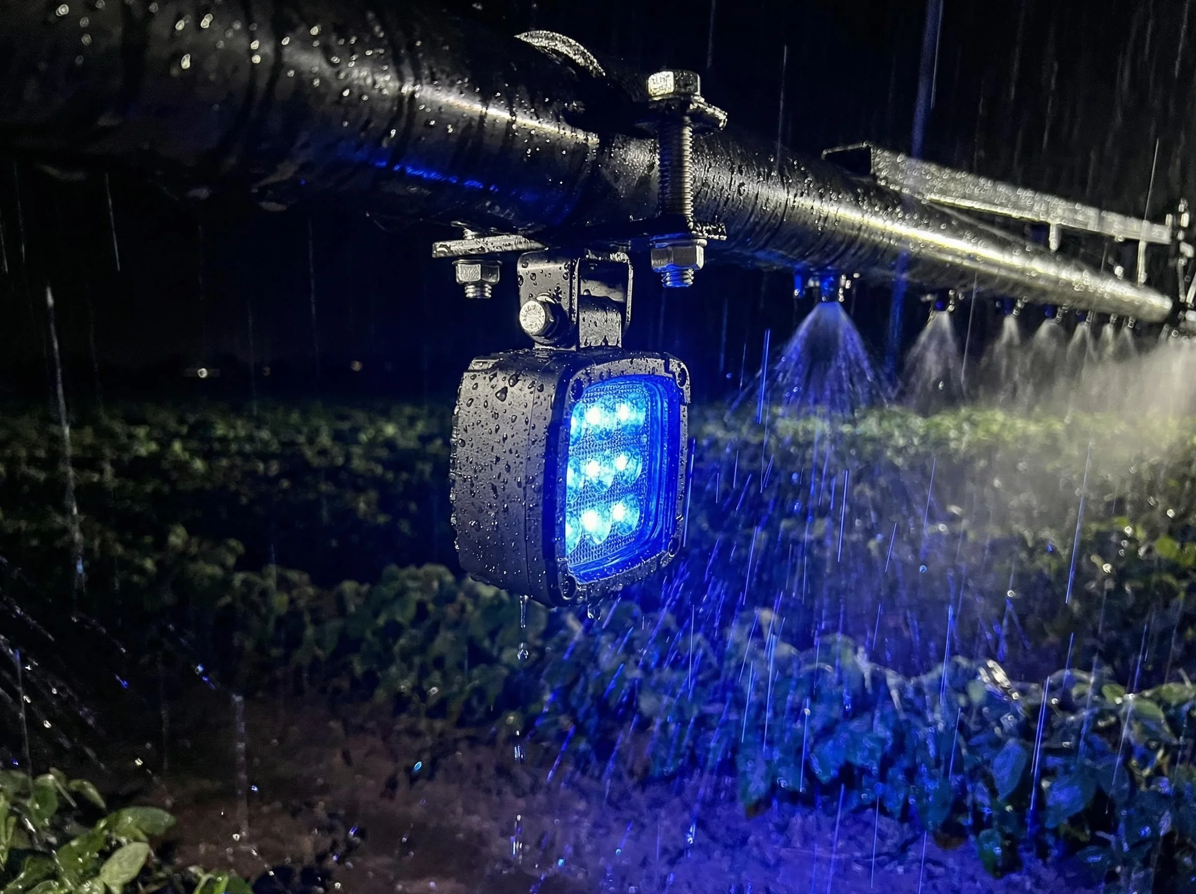 Ryme Automotive Foco LED Azul 30W 230 lm 10-30V IP69K IP67 Carcasa Aluminio Homologación ECE R10