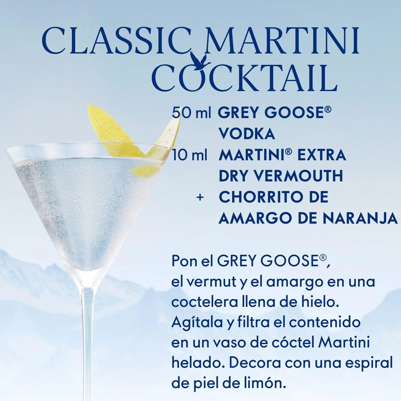 GREY GOOSE Vodka Prémium Francés 40% vol. 70 cl 700 ml