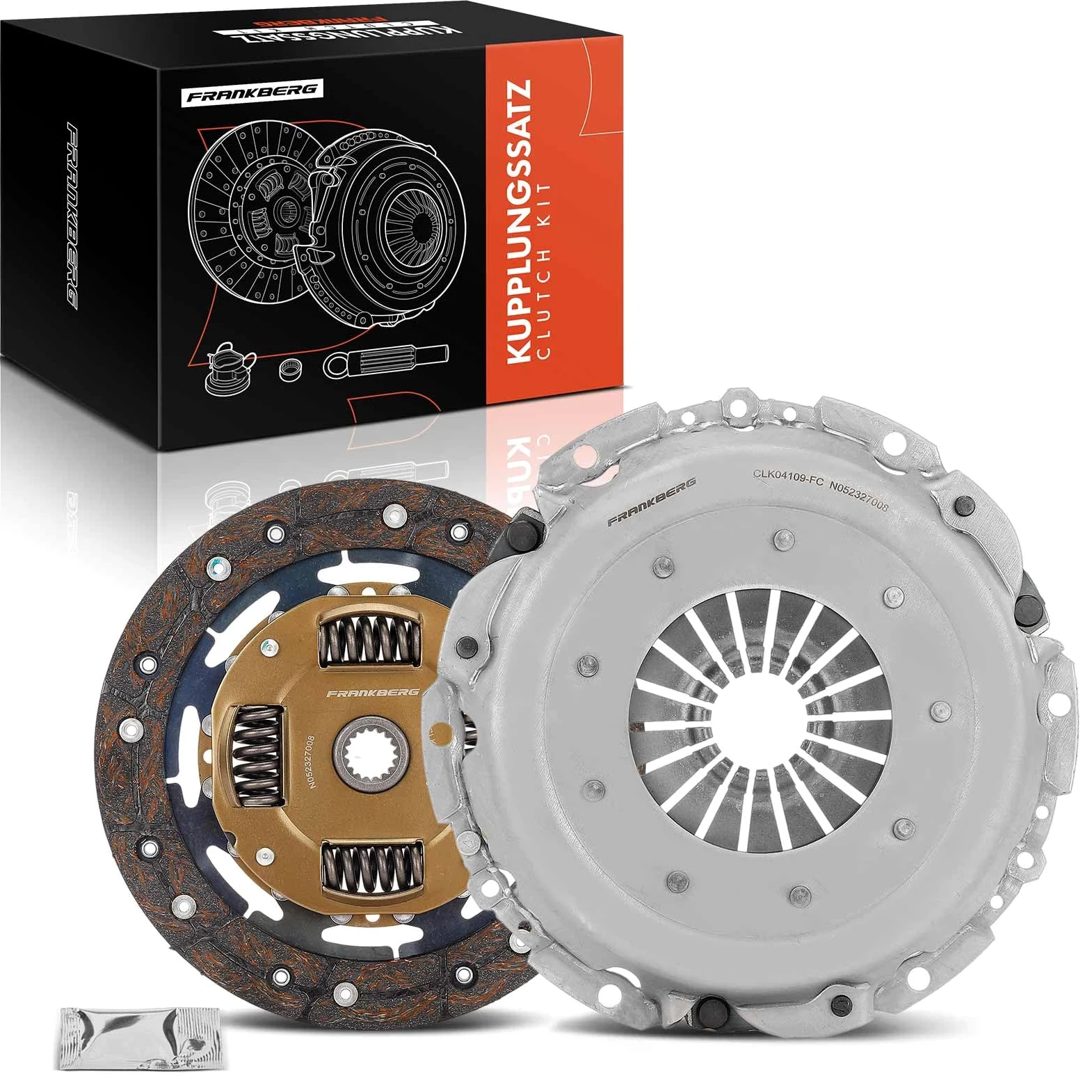 Frankberg Kit de embrague 3S617540AA | Compatible con: Furgoneta Fiesta V, 2 días, Fiesta V JD JH, Fusión JU