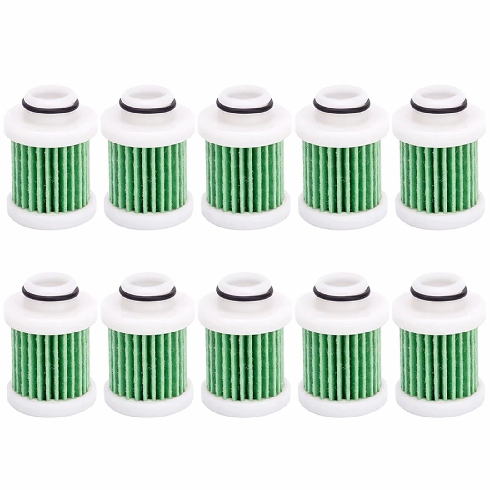 Piezas de coche Limpiador de filtros aceite y gasolina para motocicletas para Yamaha F50-F115 April F60c FT60d 6D8–24563–00(10 Pcs)
