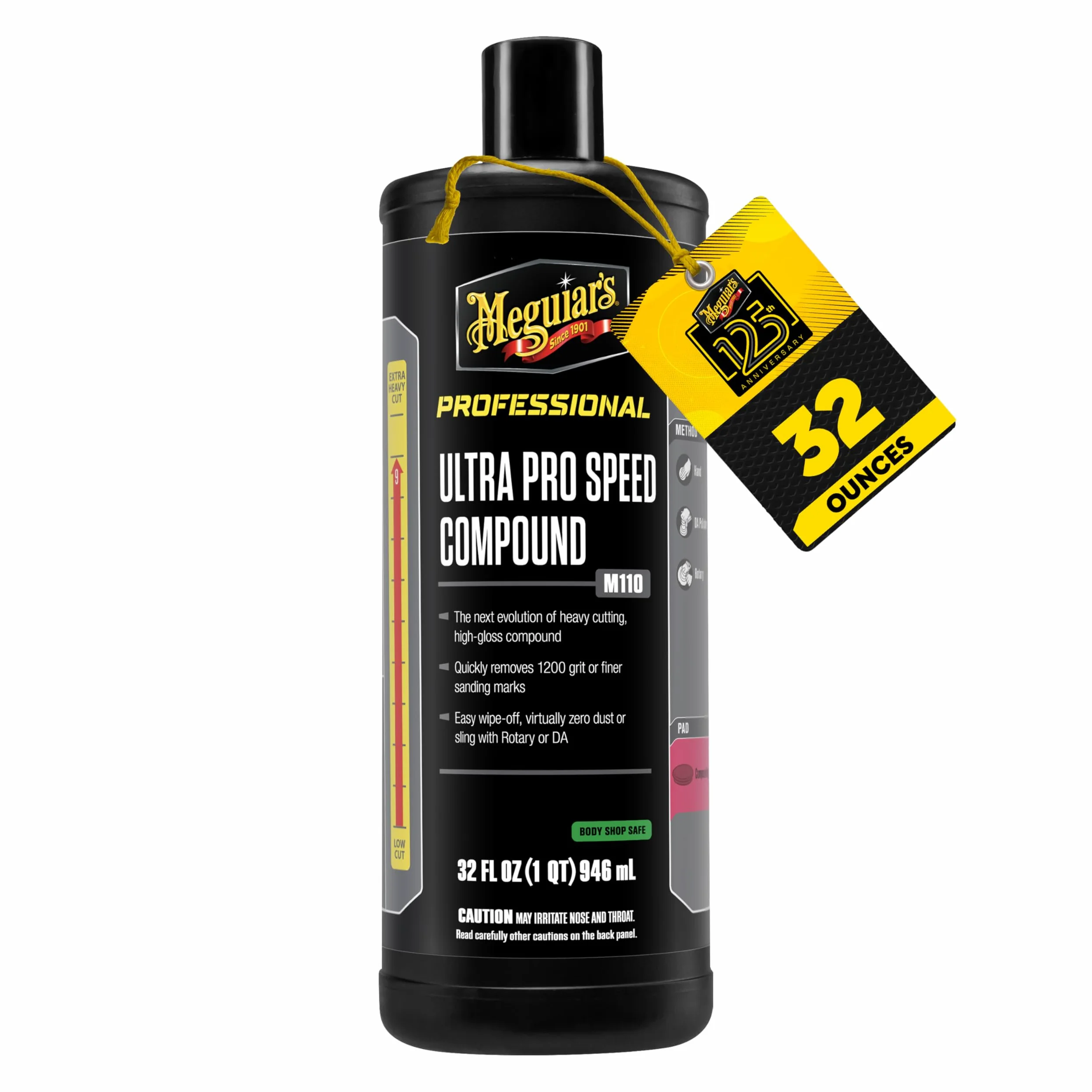 Meguiar's M11032 Mirror Glaze Ultra Pro Speed Compound - Pulimento de corte 946 ml.