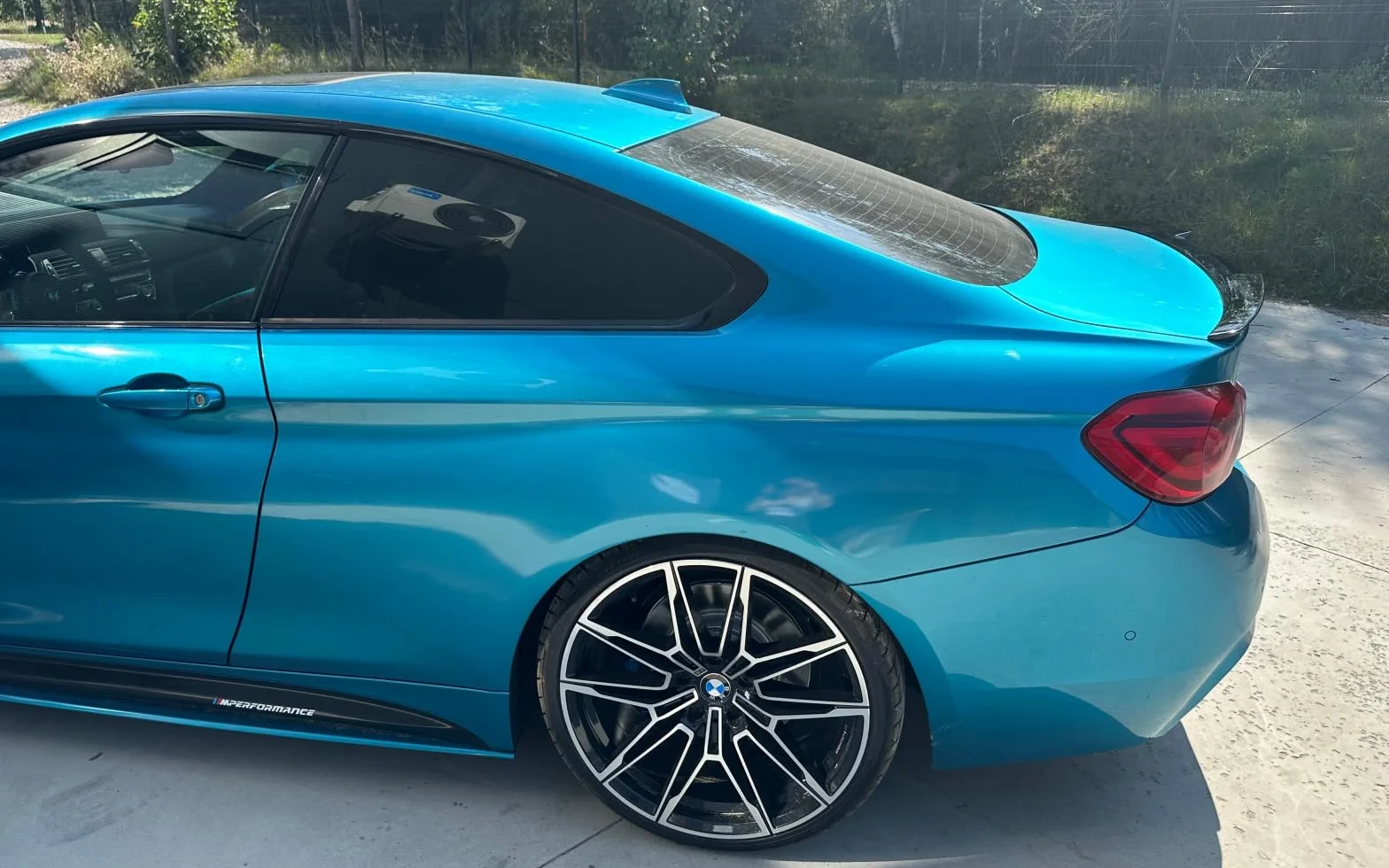 MpTuned Alerón trasero negro brillante para BMW Serie 4 F32 2 puertas Coupé 2014-2019 420i 428i 430i 435i 440i alerón trasero