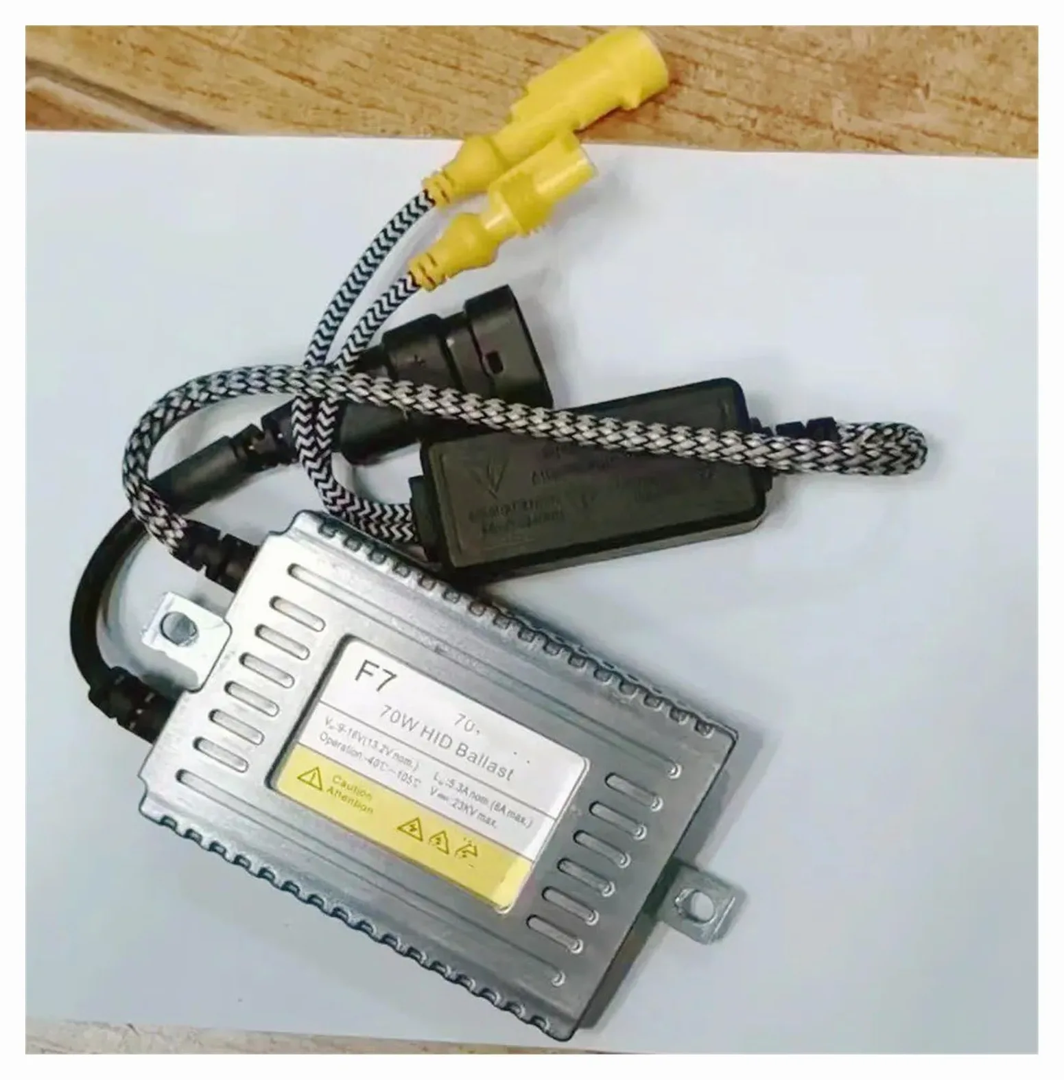 Xenon Ballast Hid Xenón 70W Bombilla HID 12V Kit De Faros Delanteros DLT F7 Lastre Brillante Y Rápido 4300K ​​6000K H7 H1 H11 HB3 HB4 D2H(1 Kit,8000K_H7)