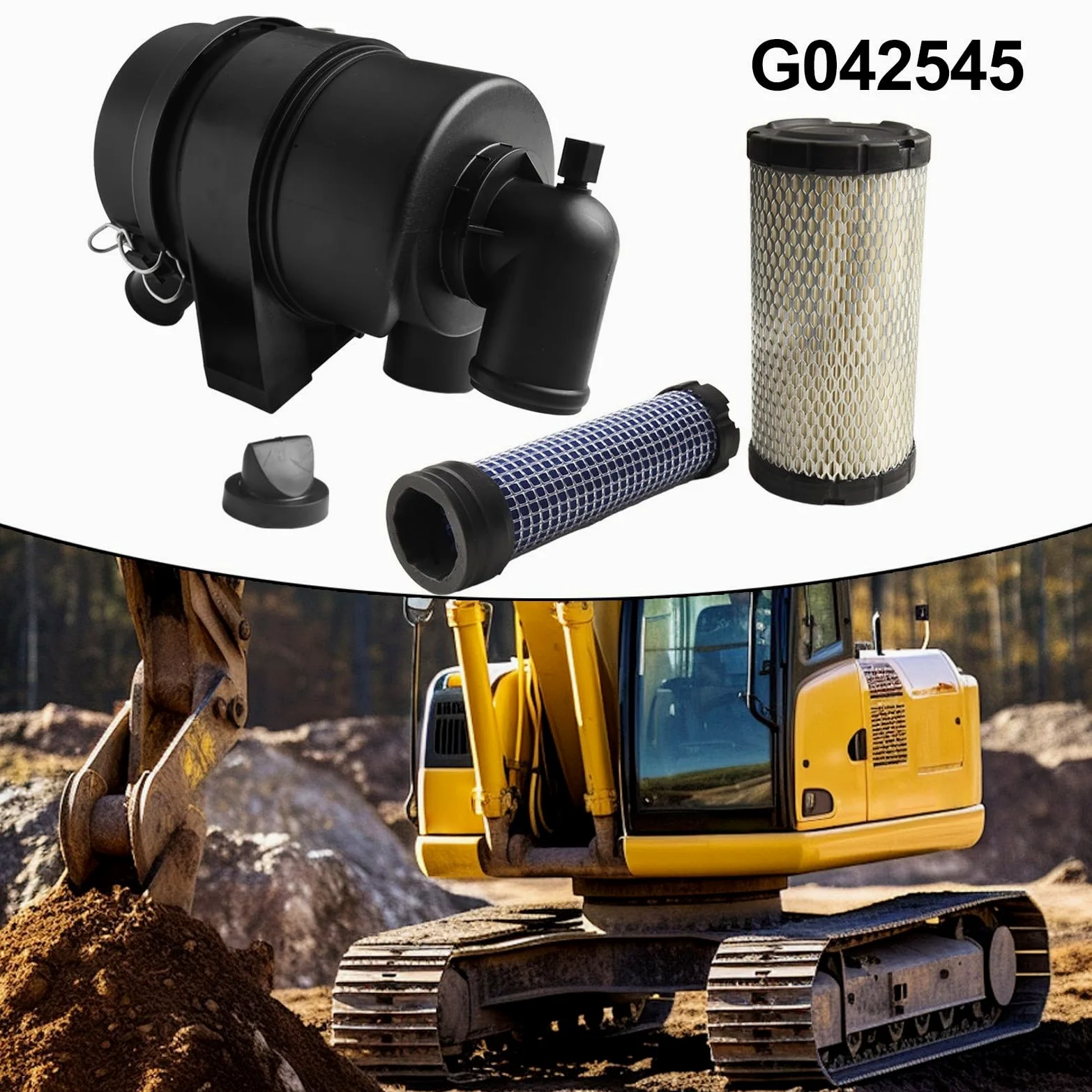 Bobcat 323 serie 300 G042545 Filtro de aire del motor