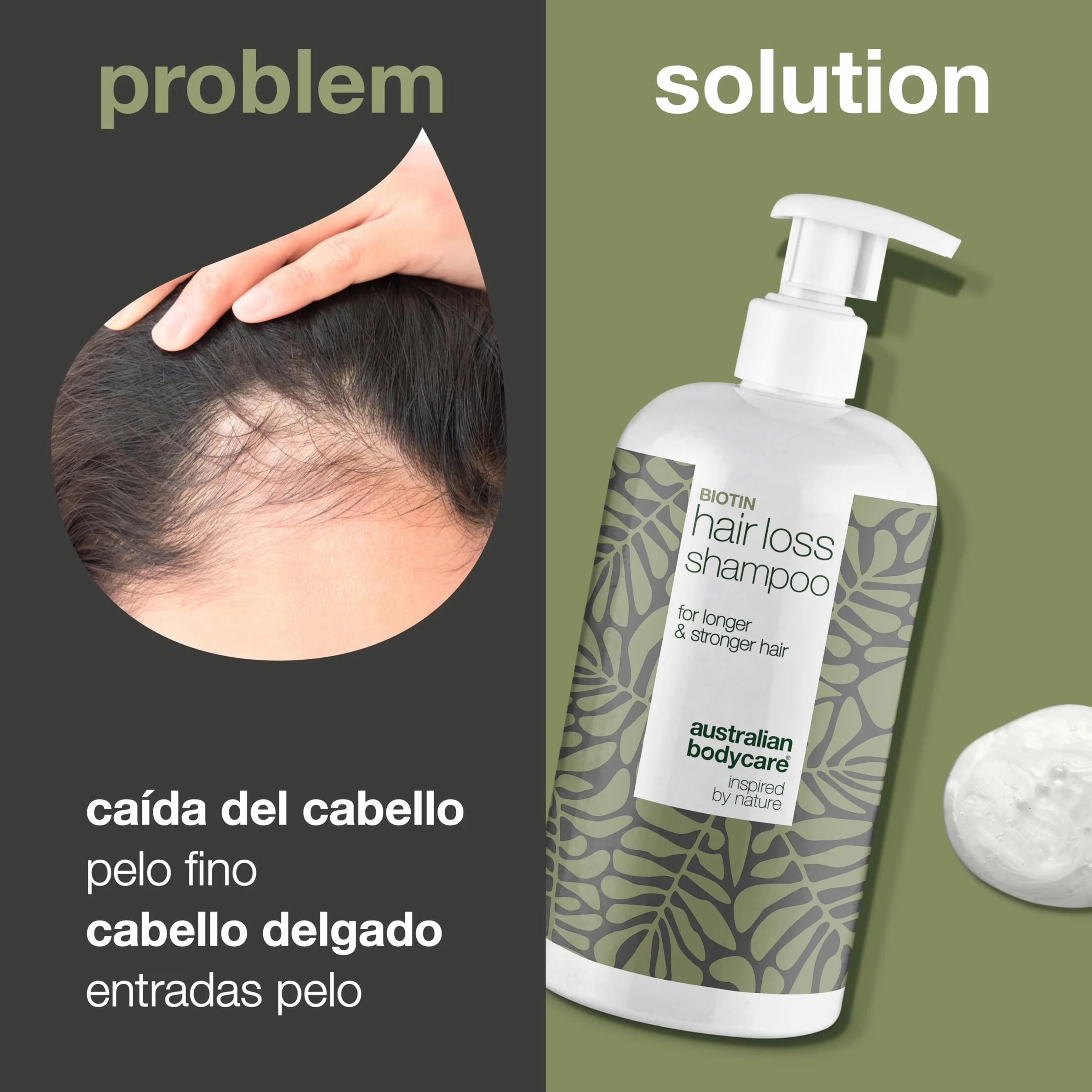 Champú Hair Loss 500 ml para Caída del Cabello