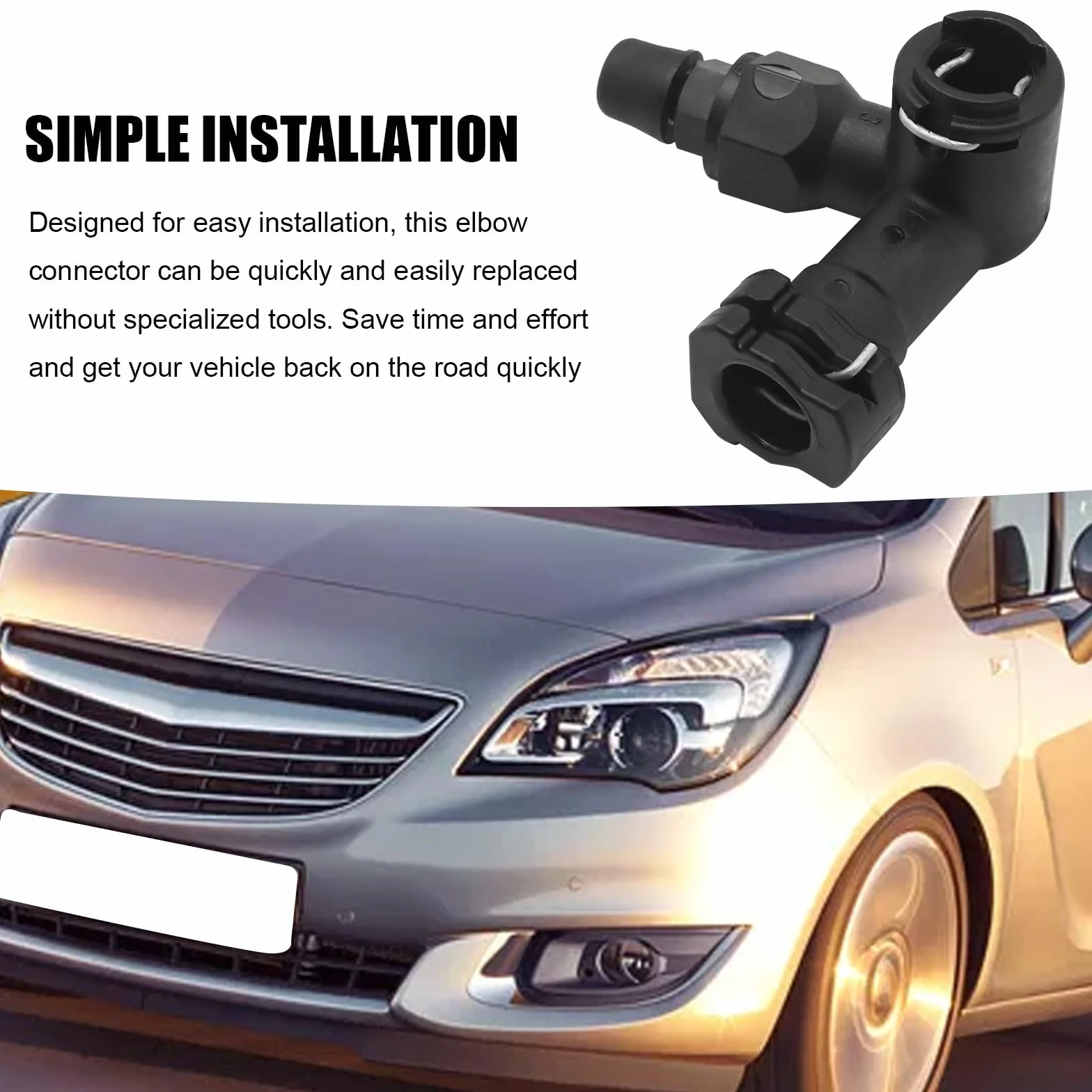 Conector de codo de tubo de embrague para Opel Zafira Signum Astra Corsa Meriva Mokka