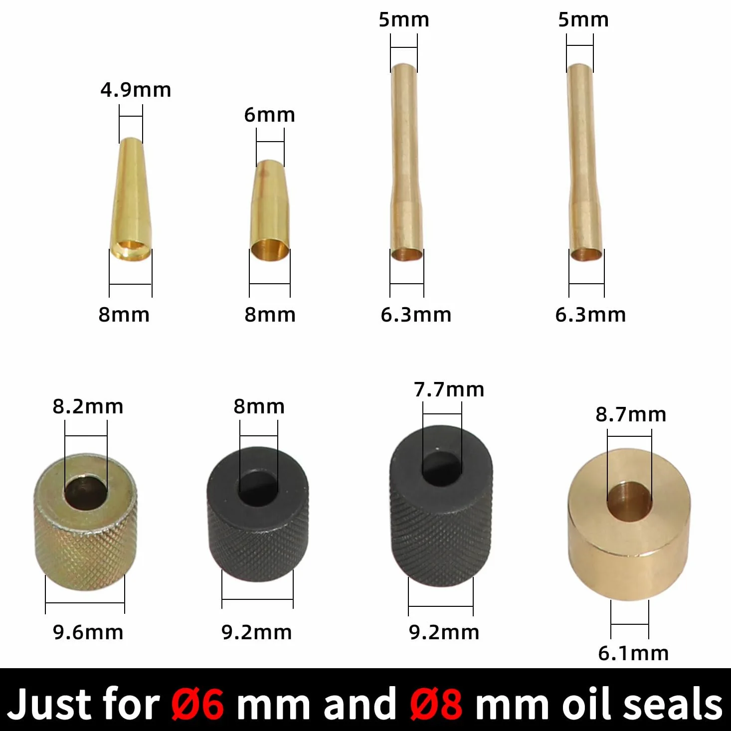 DPTOOL Kit de herramientas de instalación y extracción del sello del inyector de combustible para BMW 130280 | Motor BMW N13 N14 N18 N20 N26 N43 N53 N54 N55 N63 N74 S55 S63, para BMW Gen 1&2 B38 B48 B58 Inyector 2016-2022/23