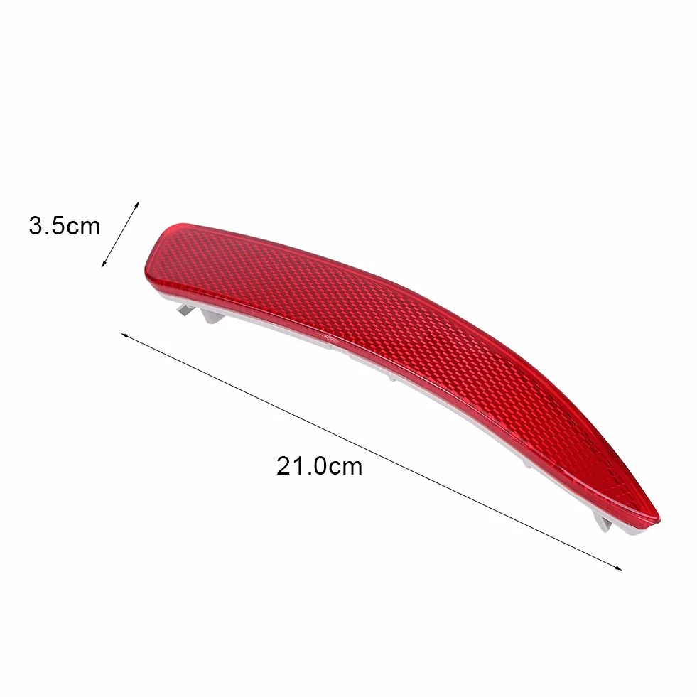 Reflector de parachoques trasero apto para E70 X5 2007-2013 OEM 63217158949 63217158950 catadioptrico coche izquierdo catadioptrico derecho 6j 2007 x5 rear reflector light ref