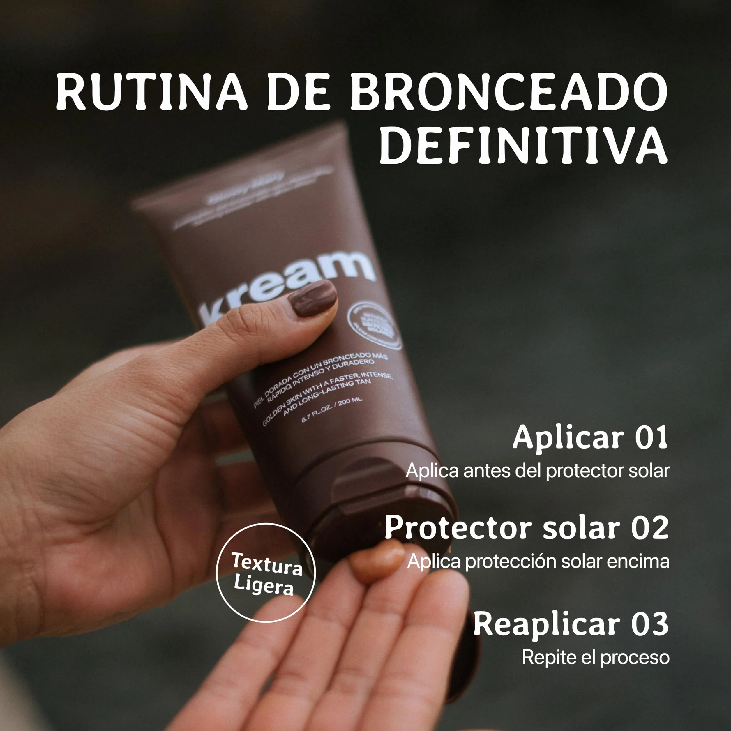 KREAM Glowy Mary Crema Aceleradora del Bronceado 200 ml