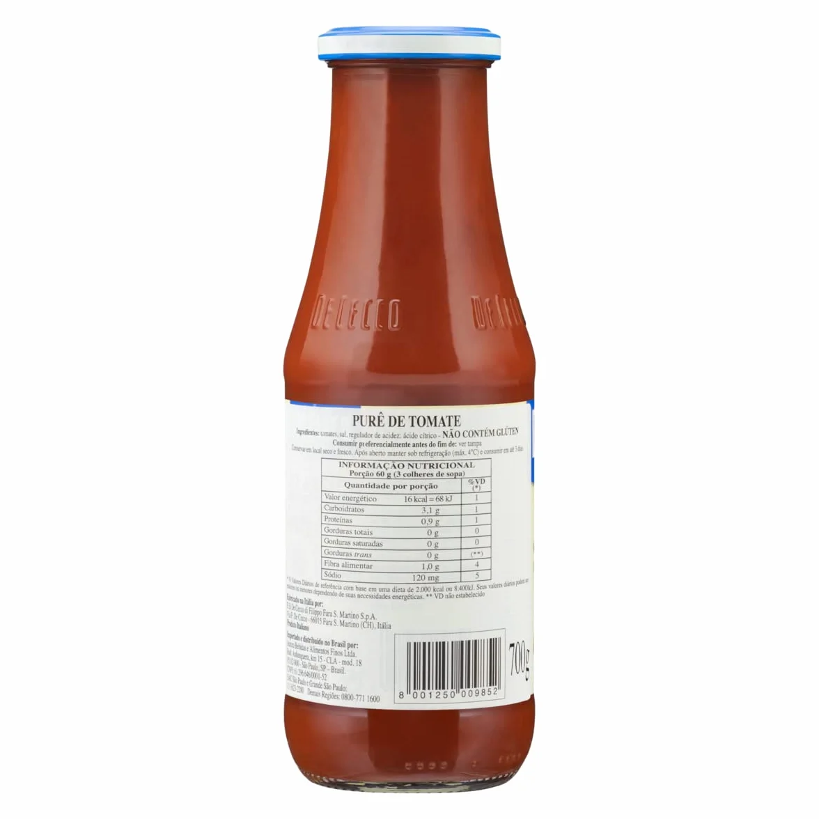 De decco Puré de tomates Estilo clasico 669 ml Italia