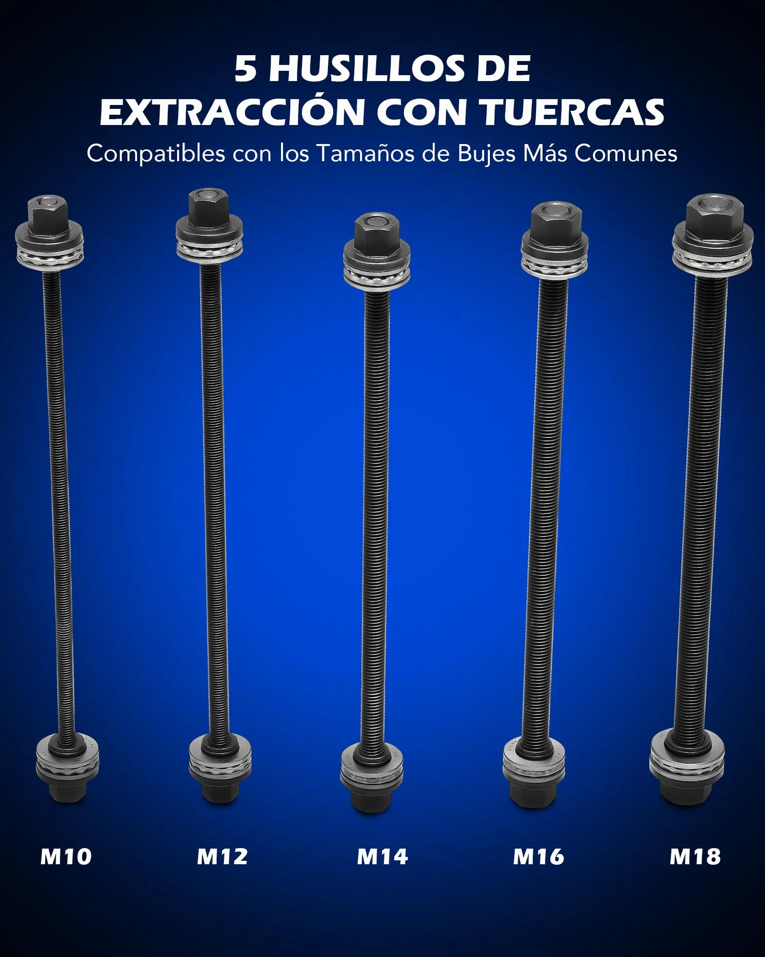 Orion Motor Tech Juego de Extractores de Rodamientos de Ruedas 27 Piezas Herramienta de Cojinetes con Maletín Kit de Manguito de Extracción de Cojinete de Rueda para Coches y Camiones LCV HGV