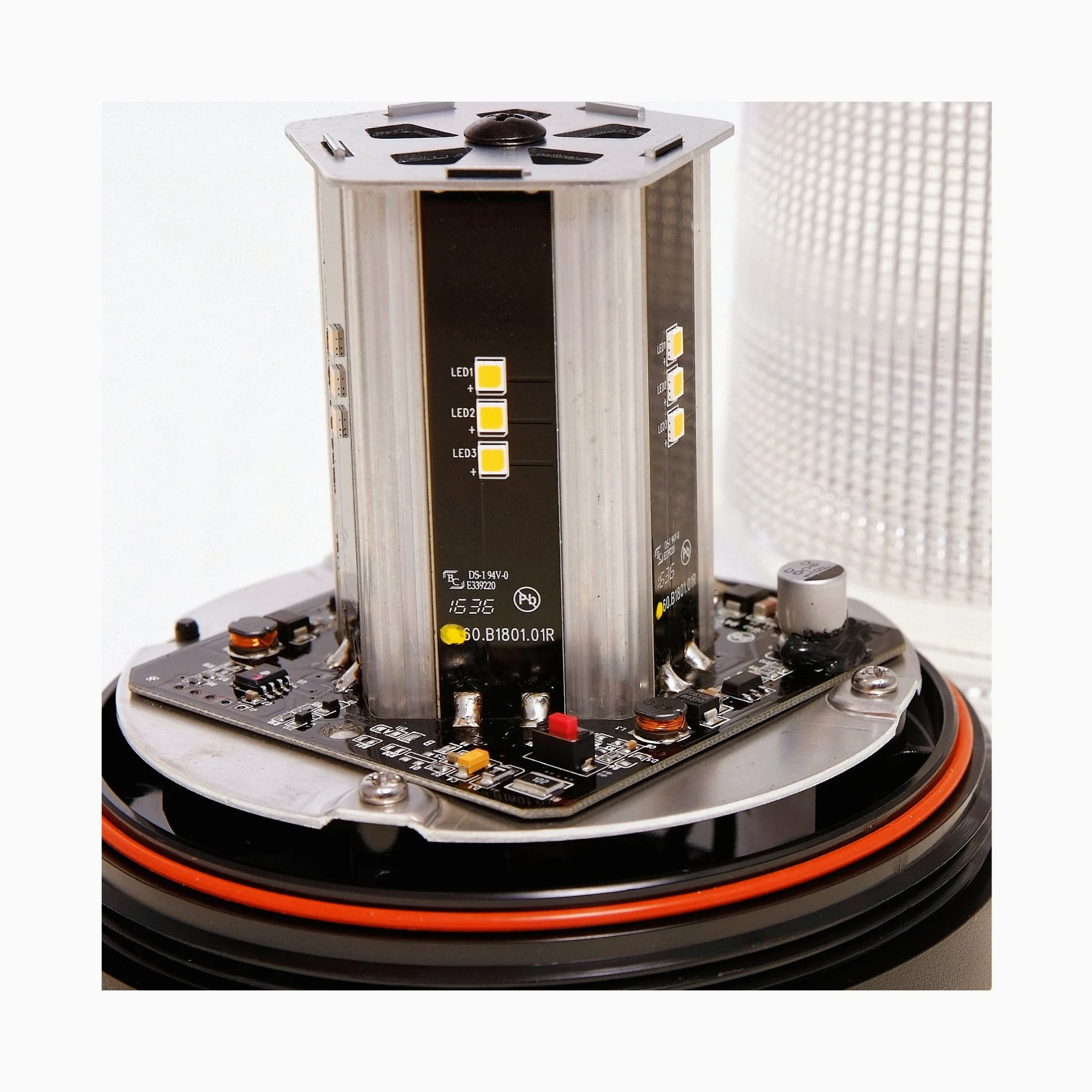 LED-MARTIN – Lámpara giratoria (Sesto – 11 Flash Patrón – Transparente/Amarillo – Base Magnética – 12 V 24 V. profesional Kenn lámpara, luz de aviso, Flash Lámpara para el uso en la carretera.