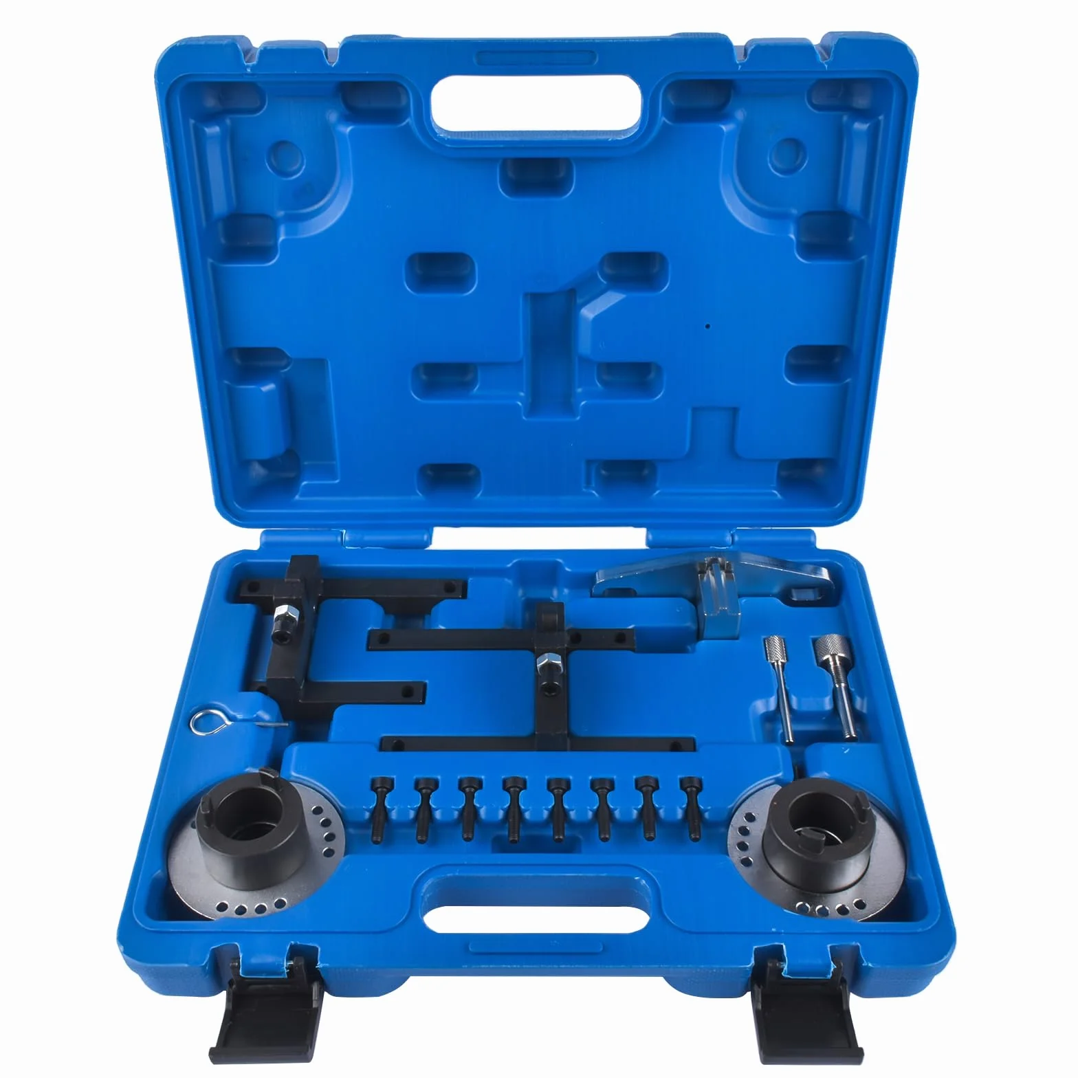 Bisenya 16 Piezas Herramientas de sincronización de Bloqueo del árbol de levas del Motor de Compatible con Fo-rd Fie-sta 1.0L EcoBoost(SCTi)