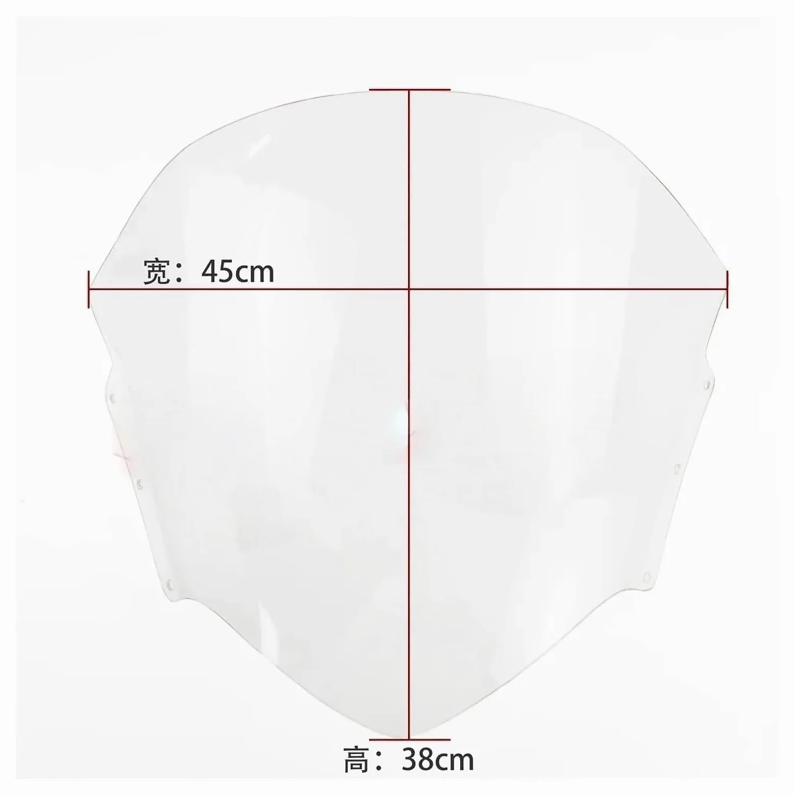 Cúpula Carenabris Deflector De Viento Accesorios para Motocicleta, Parabrisas, Cubierta Completa para Majesty 400 2003-2008 para YP3 YP400 2004 2005 2006 2007