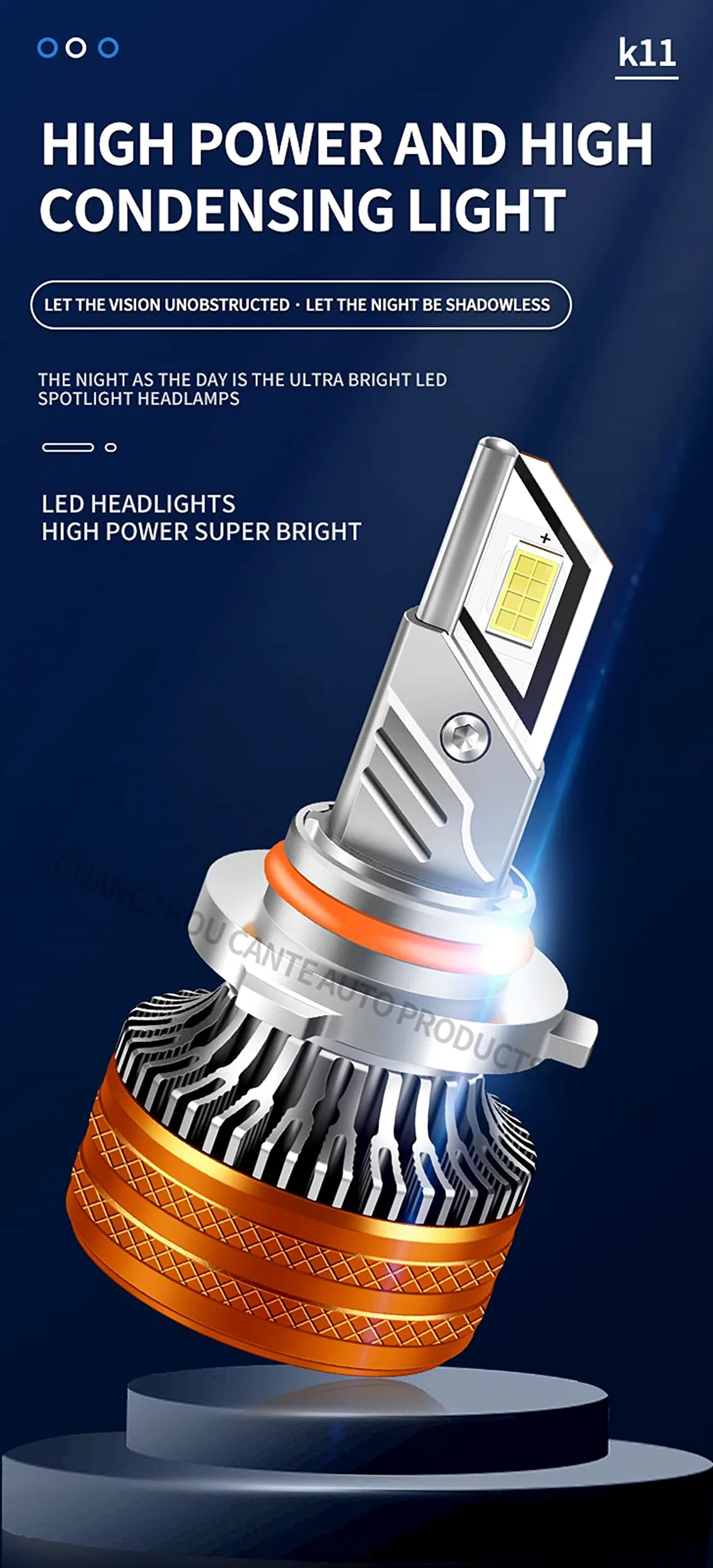 Bombillas LED Para Faros Delanteros, 13600 Lúmenes, 400% Más Brillantes, Kit De Conversión De Faros LED, 6000 K, Blanco Frío, Repuesto Halógeno, Paquete De 2,H4