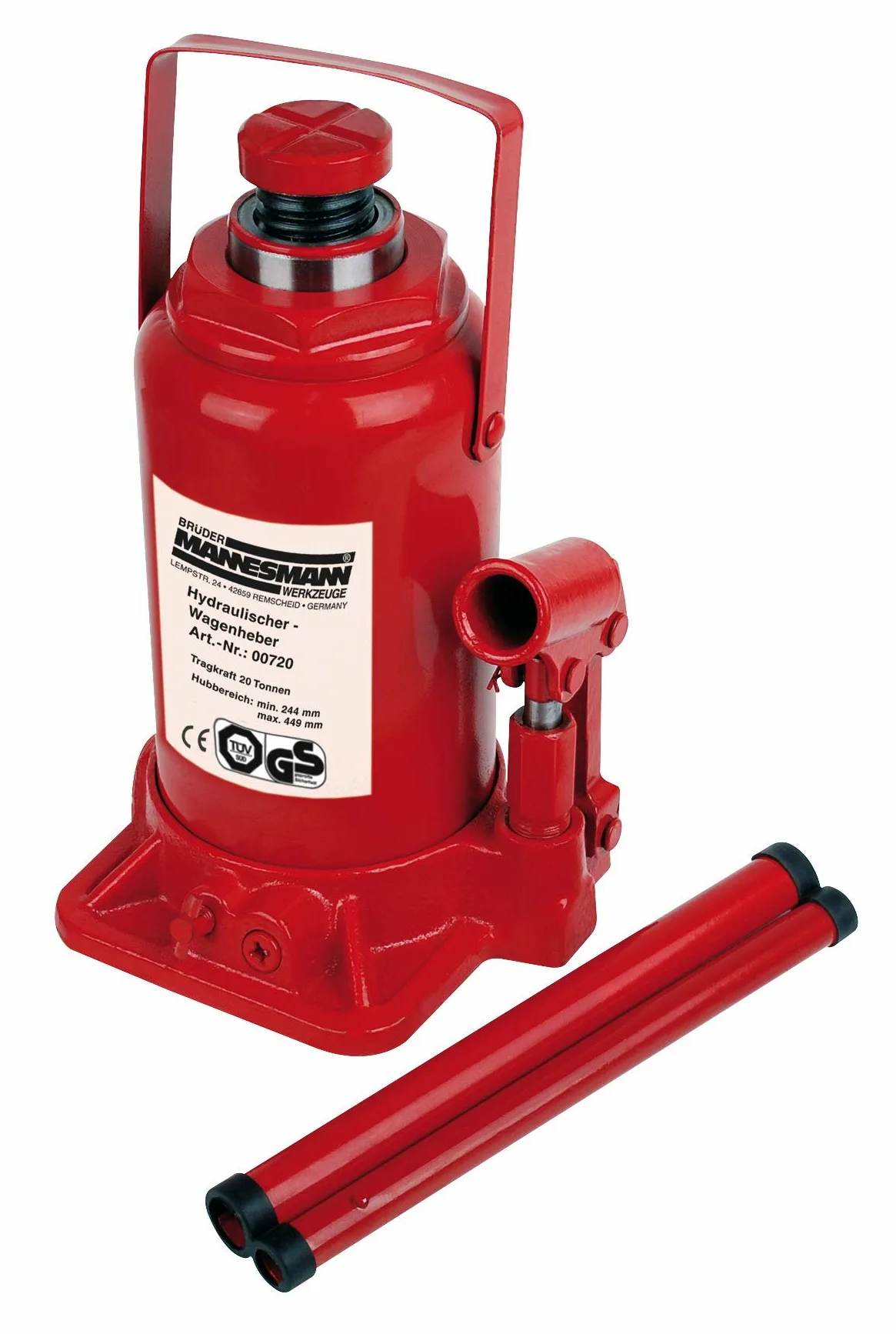 Mannesmann Gato Hidráulico 20 t, tÜV/GS, M00720