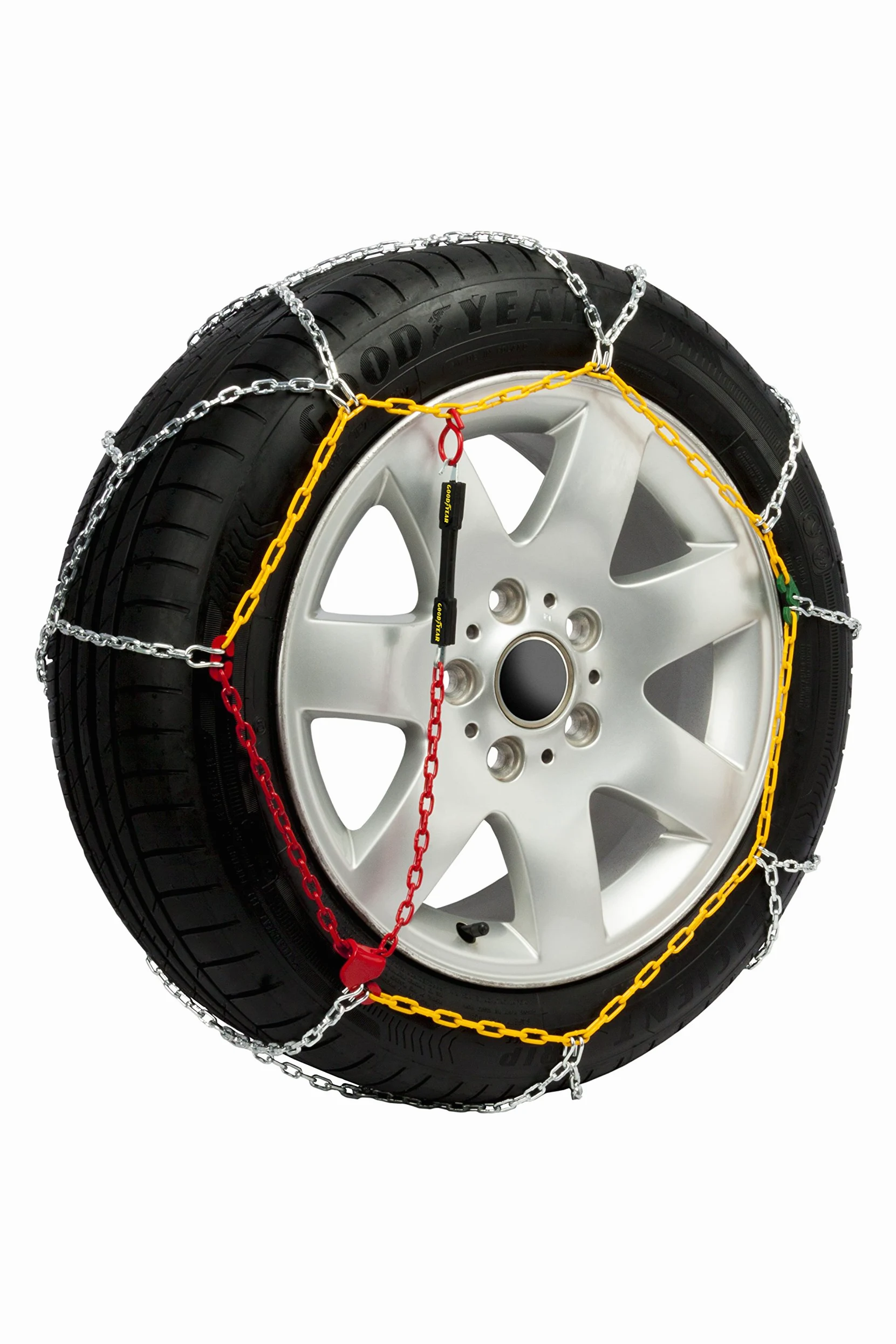 Goodyear Cadenas de Nieve Metálicas 9 mm 130 Tensor Automático