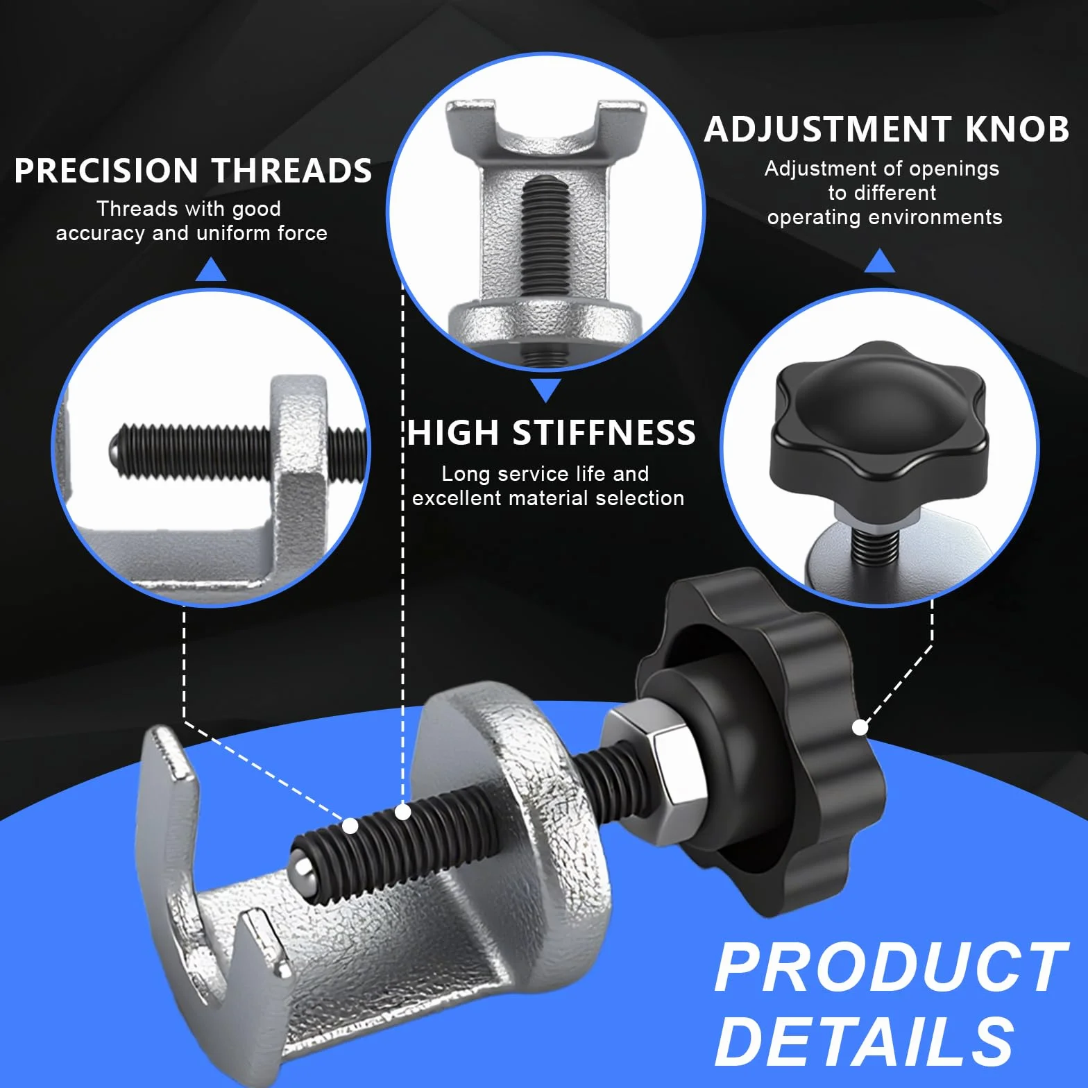 Extractor de brazo del limpiaparabrisas, herramientas de desmontaje del brazo del limpiaparabrisas, herramienta de desmontaje ajustable, extractor universal de brazo del limpiaparabrisas para coches