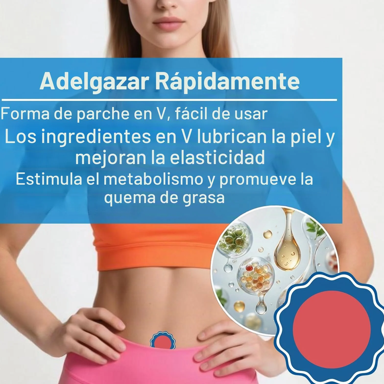 90 Piezas Parches Adelgazantes Moringa y Berberina, Slim Patch, Parche de Ombligo para Abdomen y Cintura